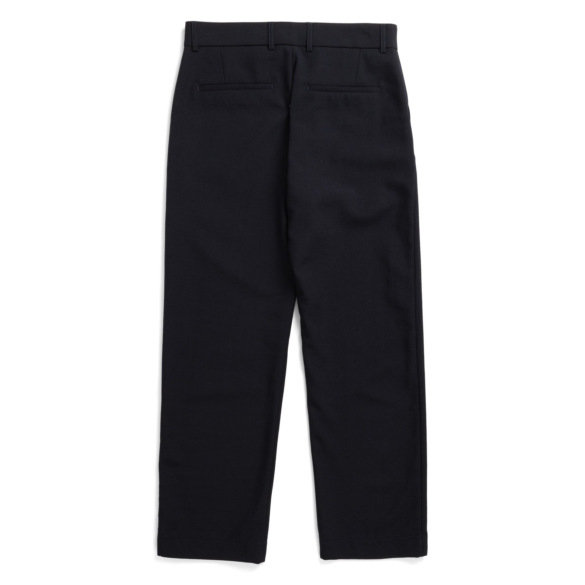 Fox P Lined Trousers Pure Wool Flannel - Midnight