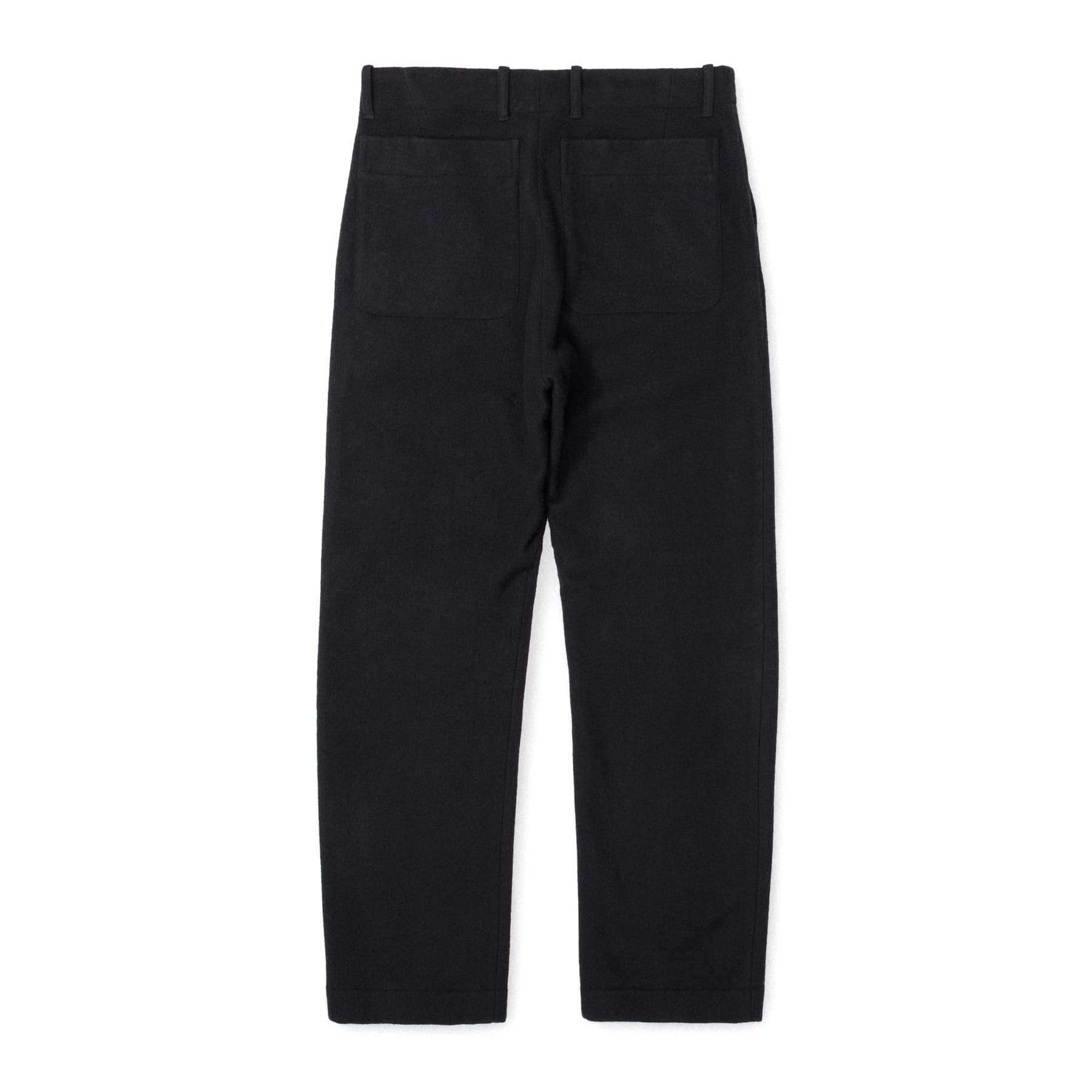 Fox P Lined Trousers Pure Wool Flannel - Midnight