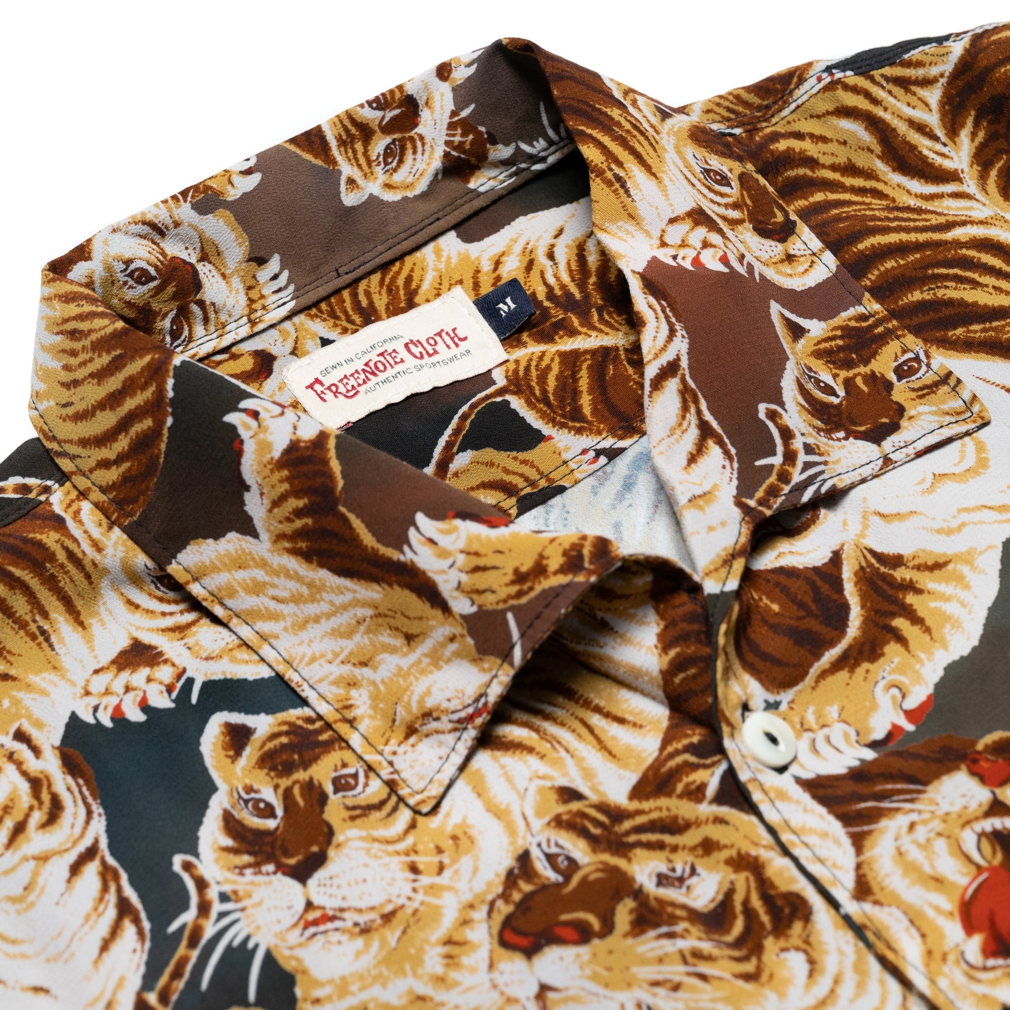 Freenote Cloth Cayucos Painted Tigers | BlackBlue