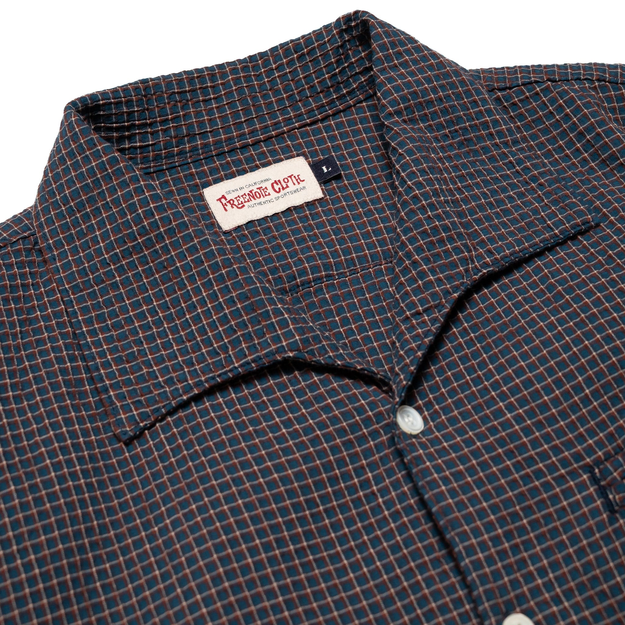 Cayucos Seersucker - Blue Plaid