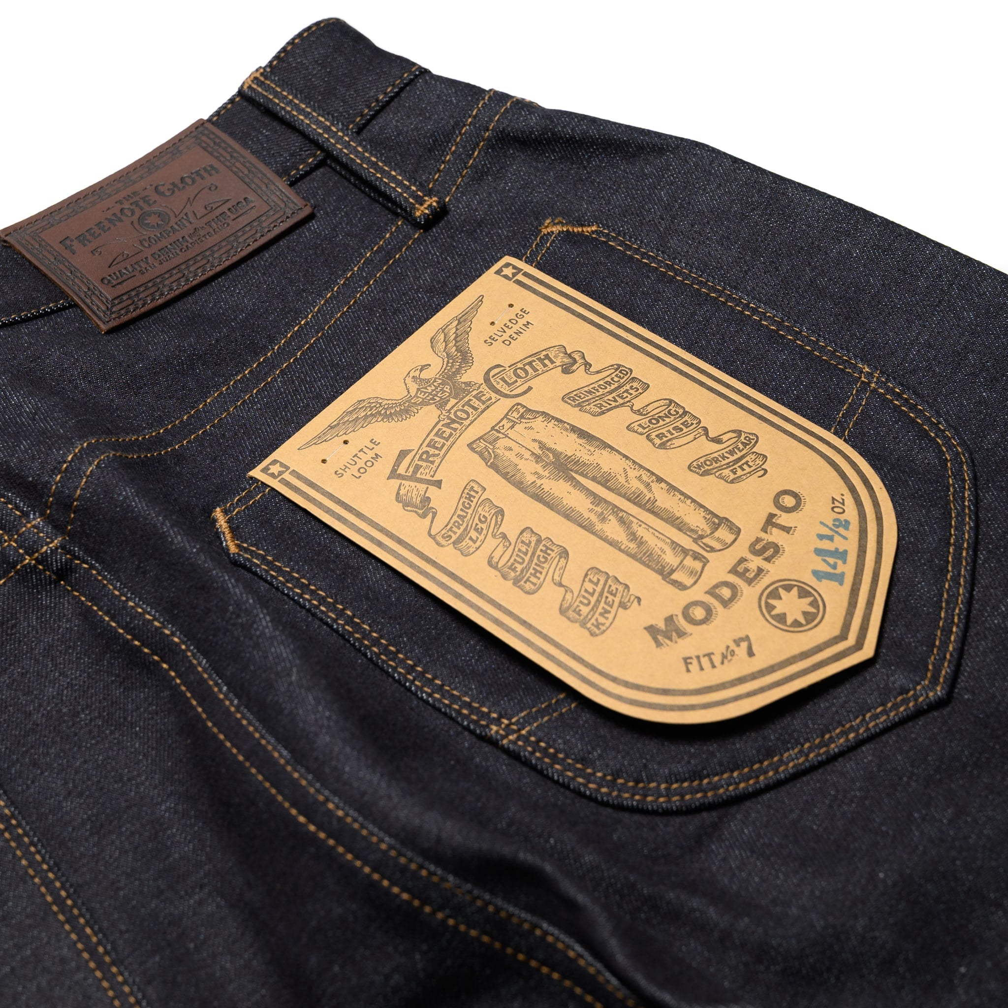 Modesto Straight Cut 14.5oz Kaihara Selvedge Denim