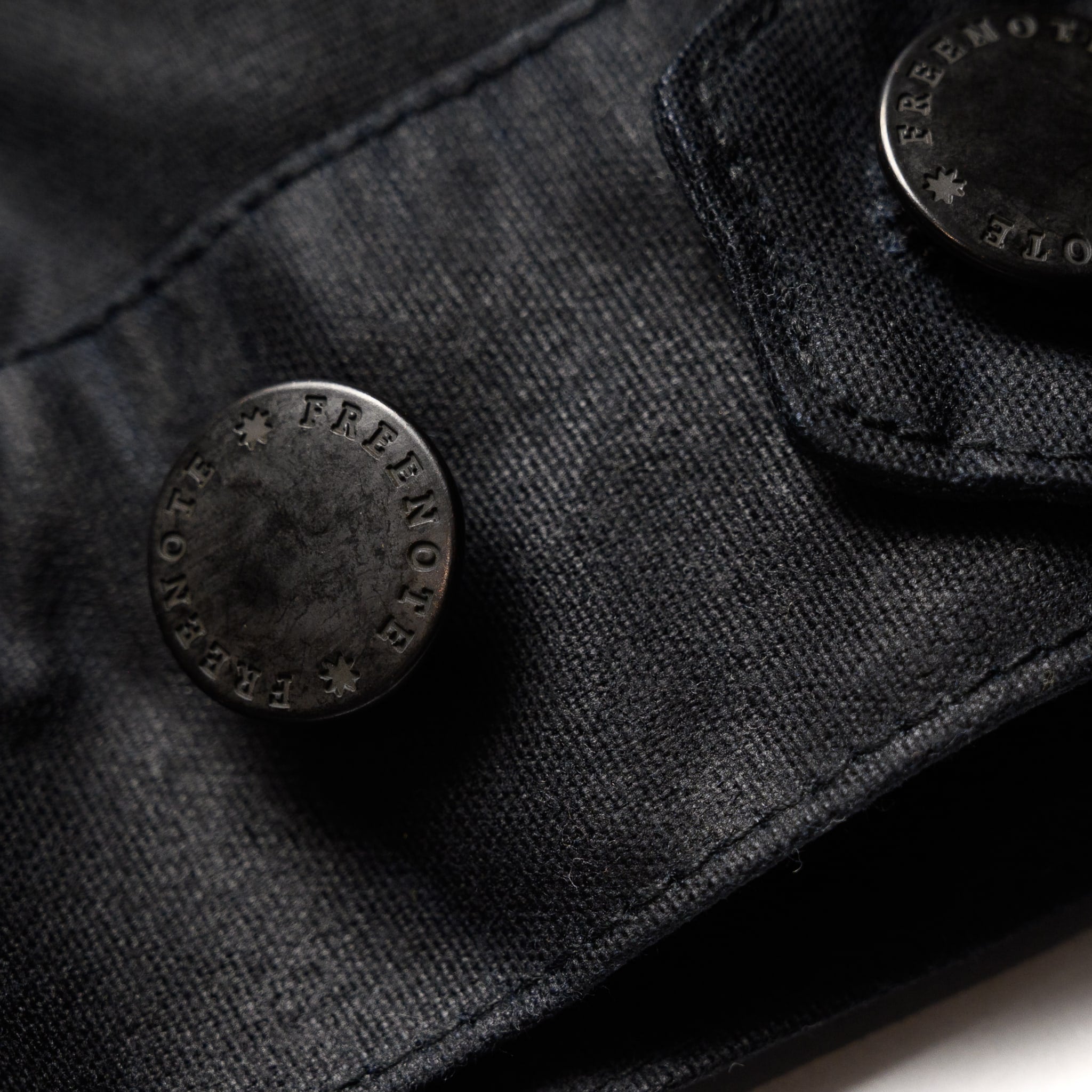 RJ-1 Riders Jacket Waxed Canvas - Black (Purple Lining)