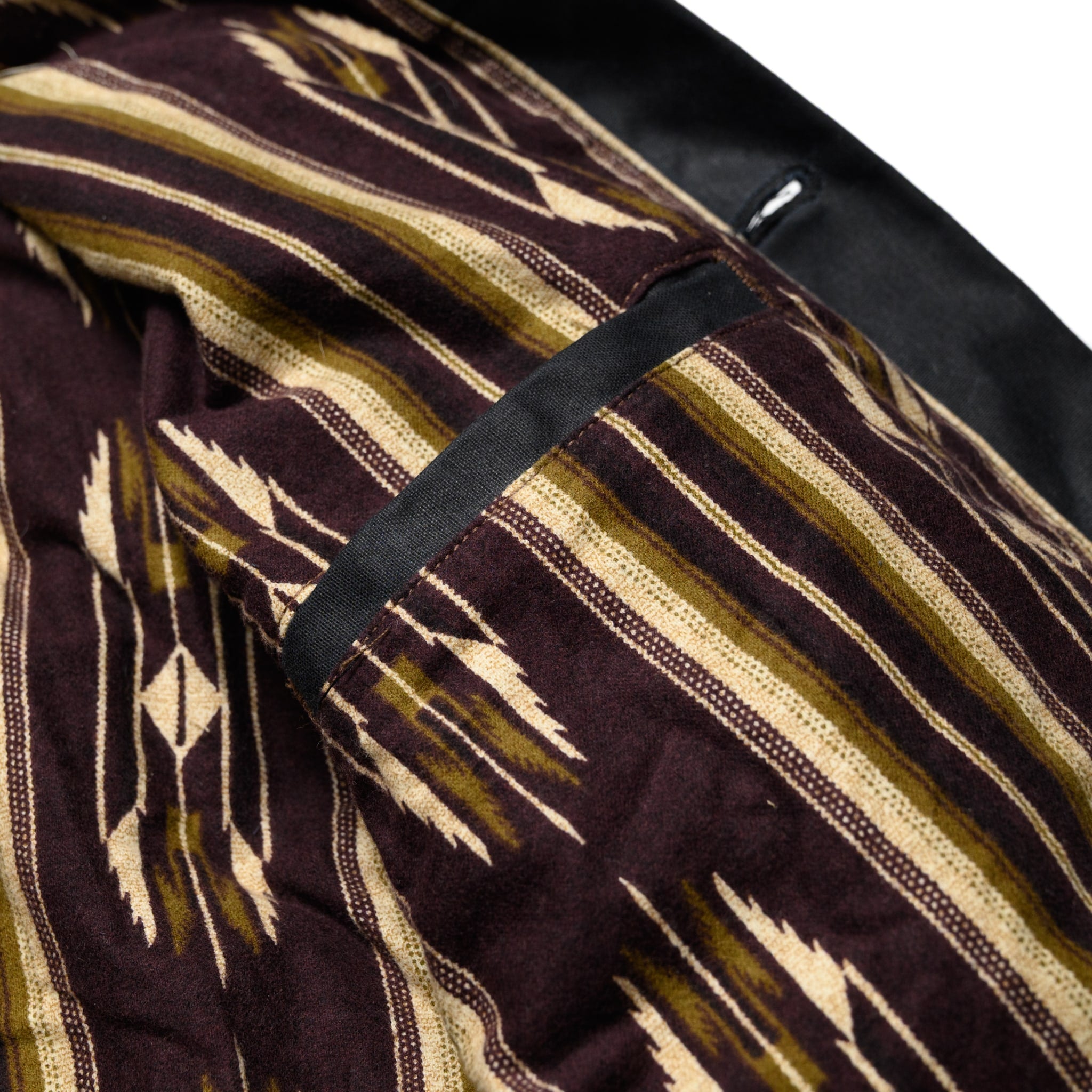 RJ-1 Riders Jacket Waxed Canvas - Black (Purple Lining)