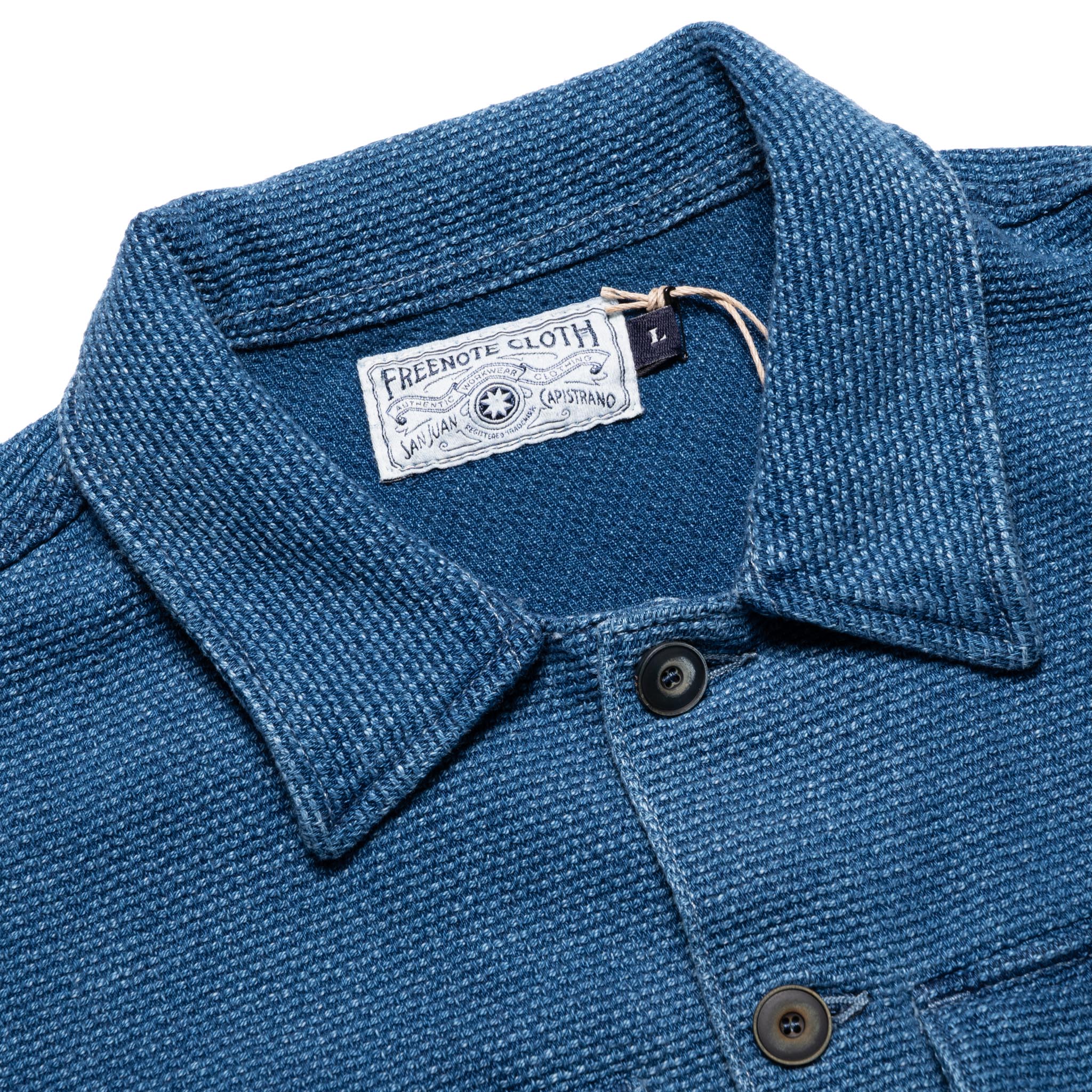Freenote Cloth Midway Sashiko 2 Year Wash | BlackBlue
