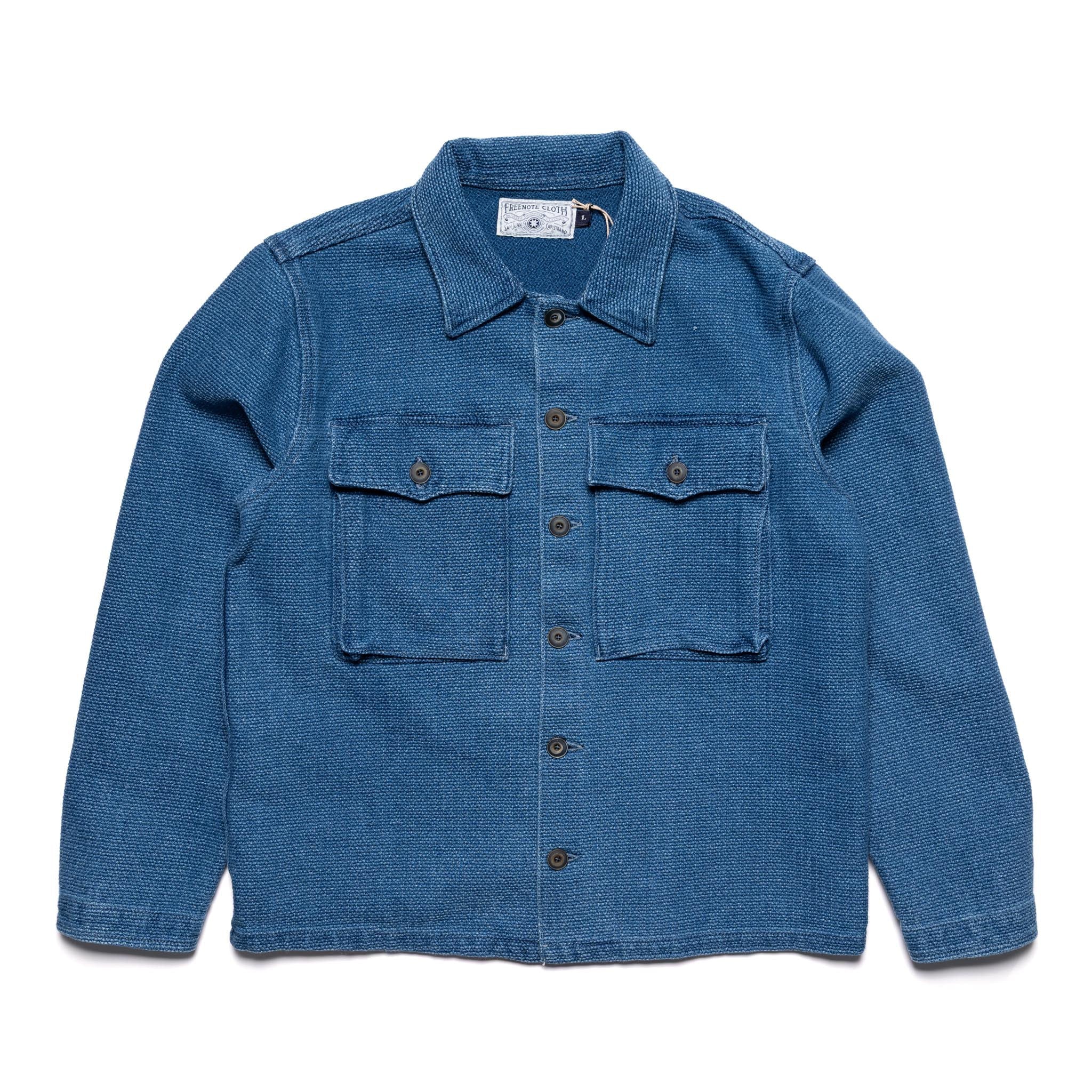 Freenote Cloth Midway Sashiko 2 Year Wash | BlackBlue