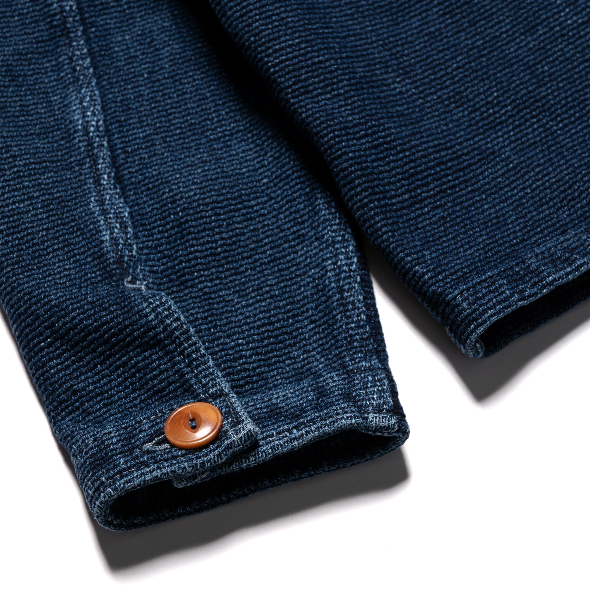 Freenote Cloth Midway Sashiko Single Rinsed | BlackBlue