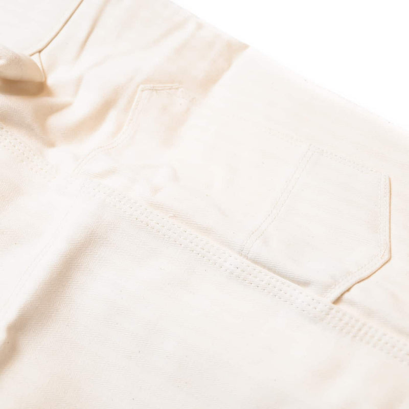 Freenote Ortega Pant White Herringbone Utility Pocket