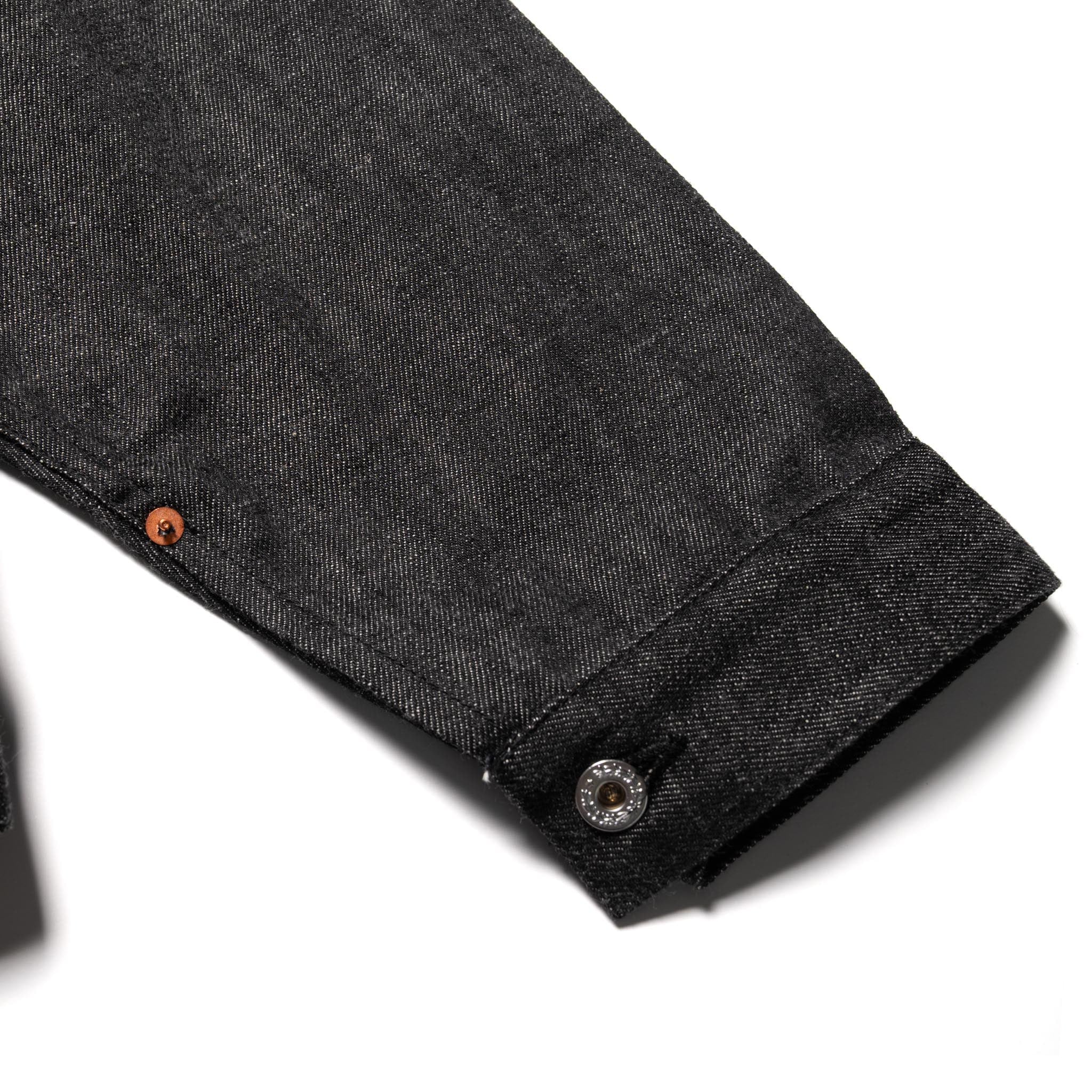 Fullcount S2107BKSS WWII Model 11.5oz Black Denim Jacket (Raw