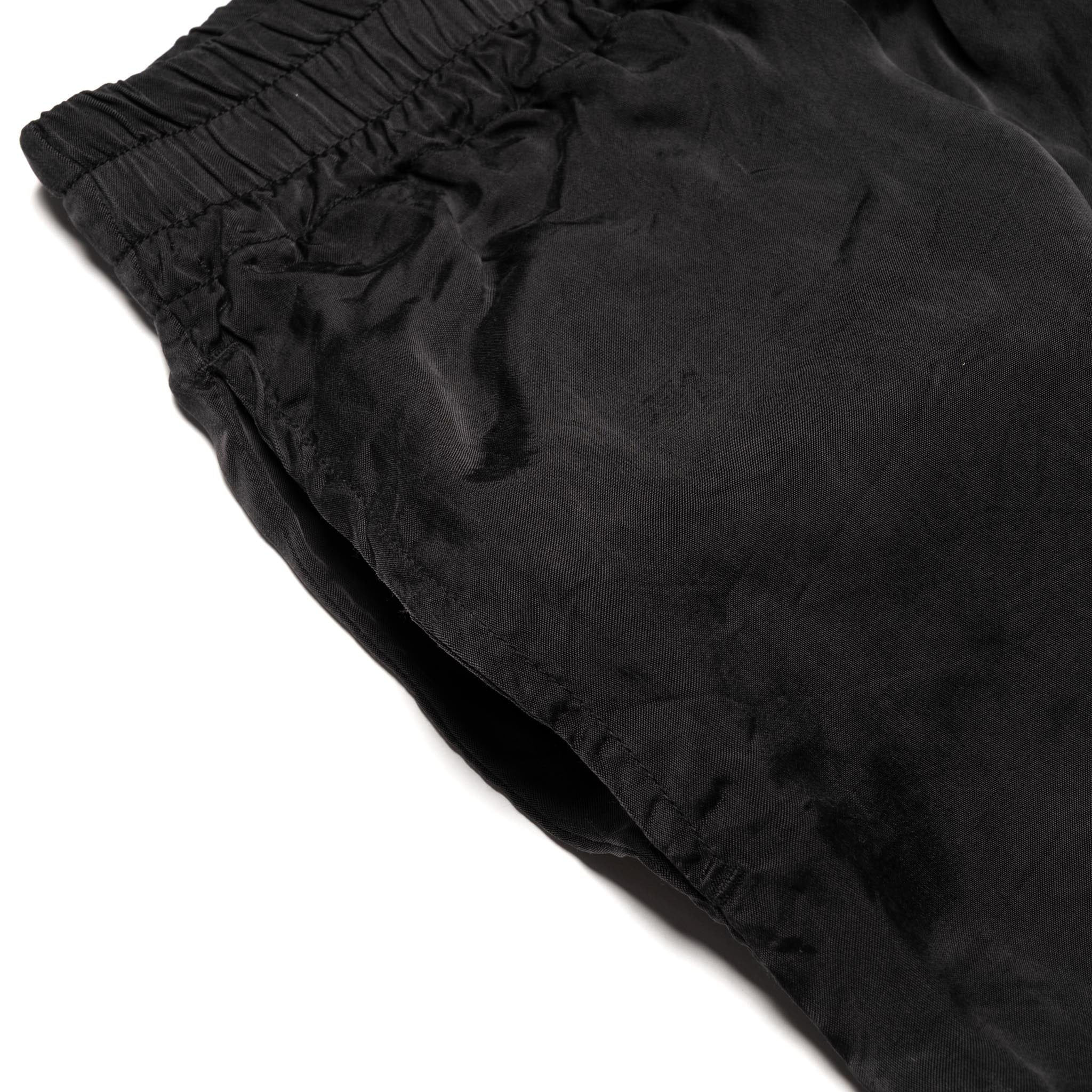 1143-3 Fibril Cupro Resort Shorts - Black