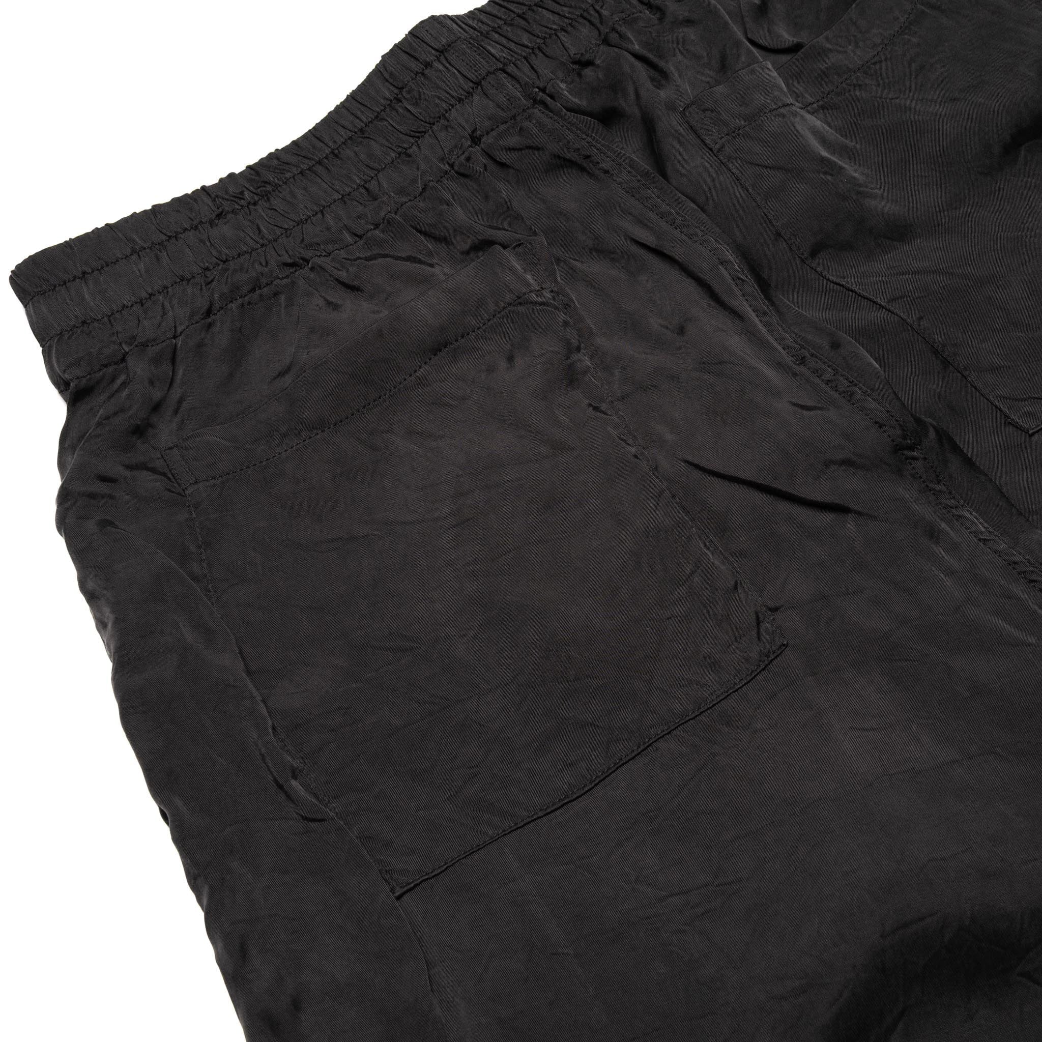 1143-3 Fibril Cupro Resort Shorts - Black