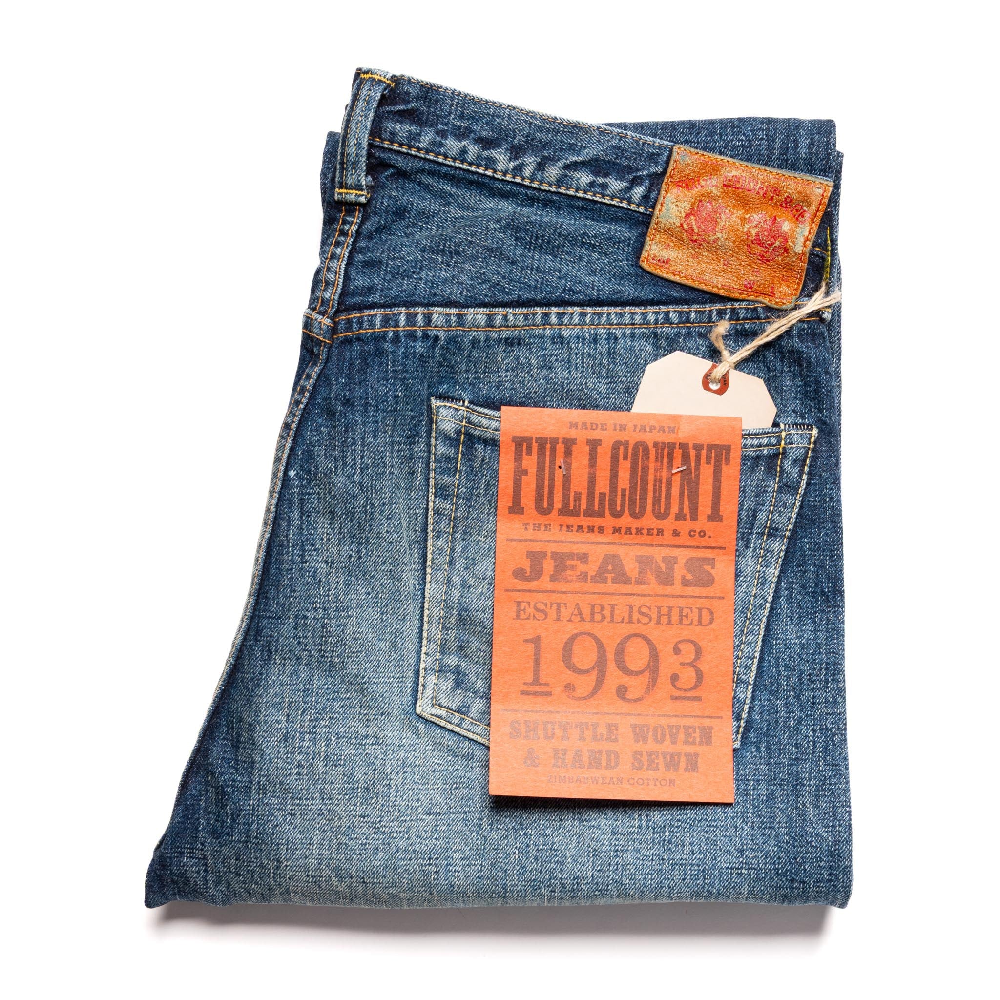 ロックDリー。FULL COUNT & CO. Lot 1773 W 38 ロックDリー。FULL COUNT & CO. Lot 1773 W 38 Fullcount Denim – Blue