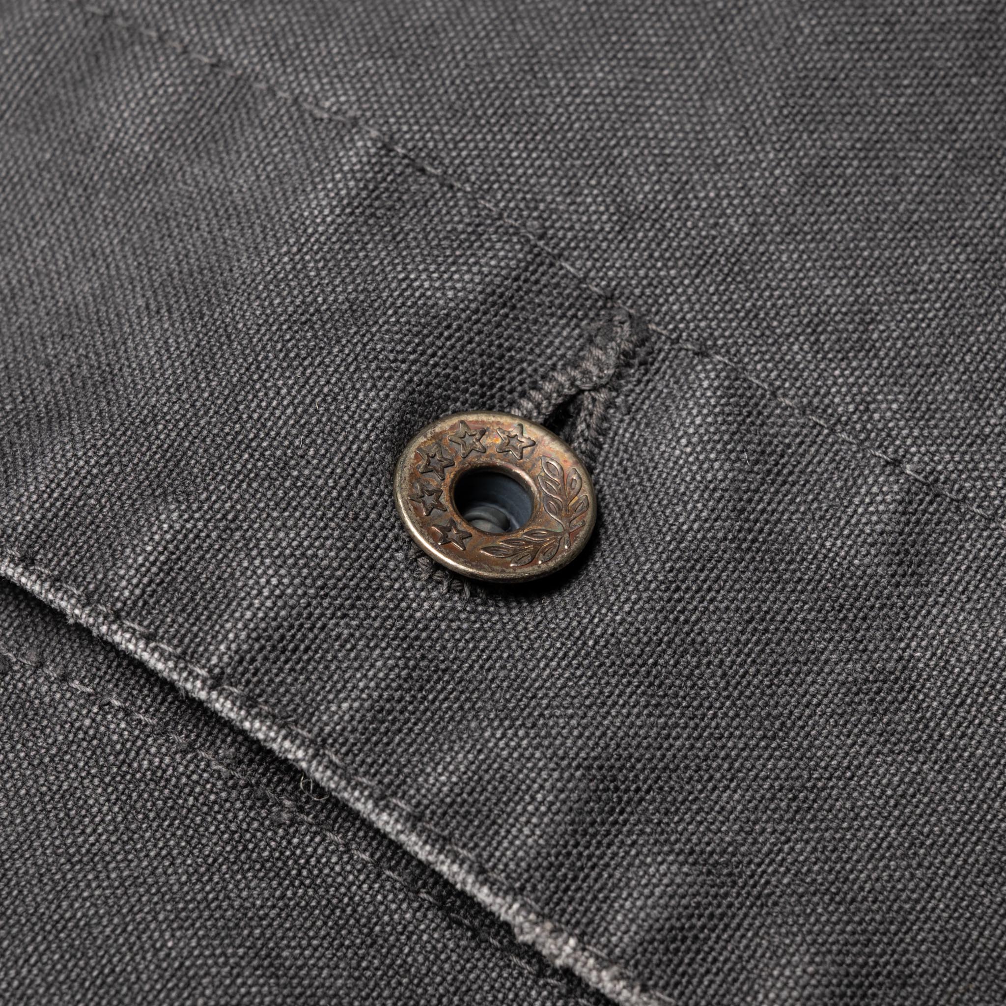 2053VE Tent Cloth Chore Jacket VE (Vintage Effect) Faded Black
