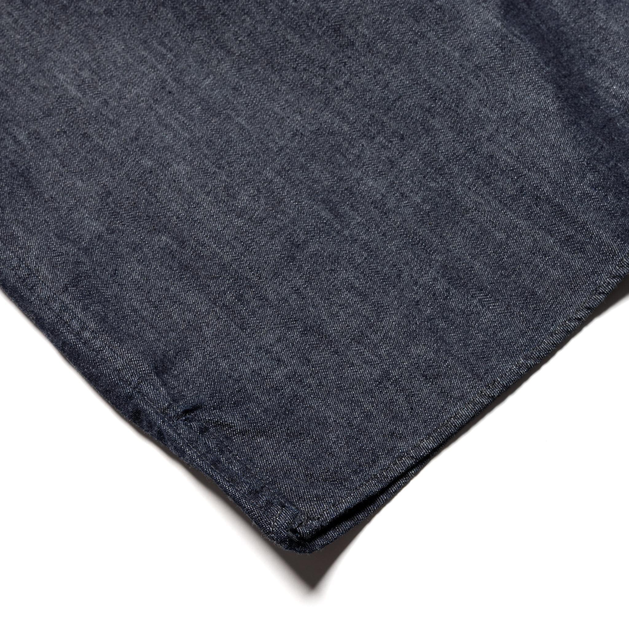 4100-2 Denim Open Collar S/S Shirt - Indigo