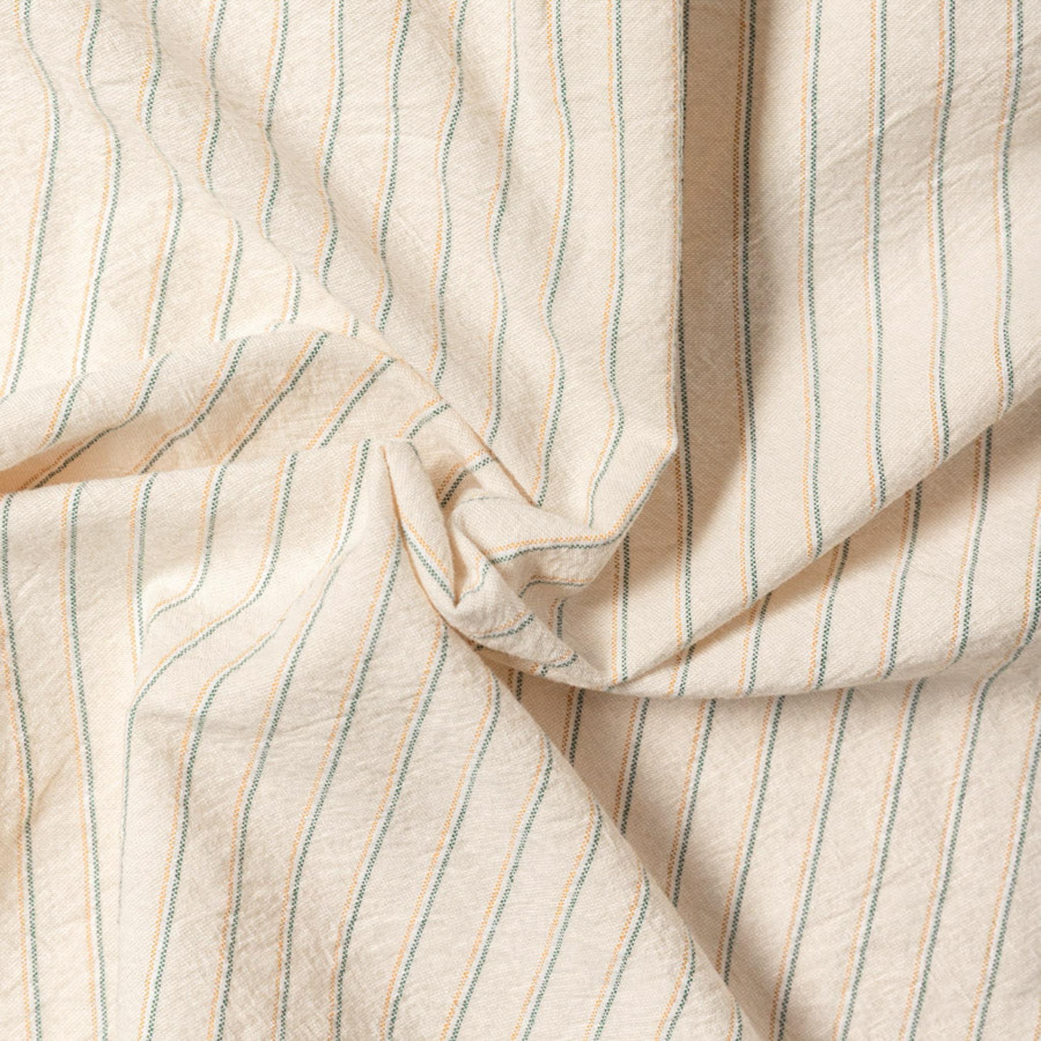 Gitman Vintage Tan Striped Japanese Oxford | BlackBlue