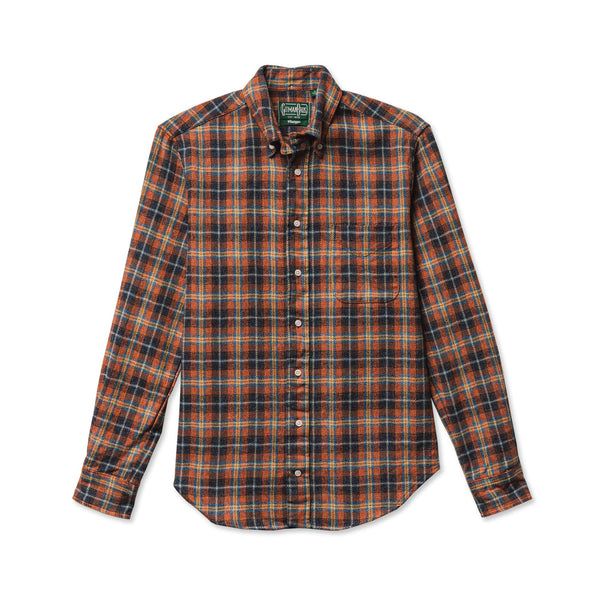 Red Cotton Tweed Check