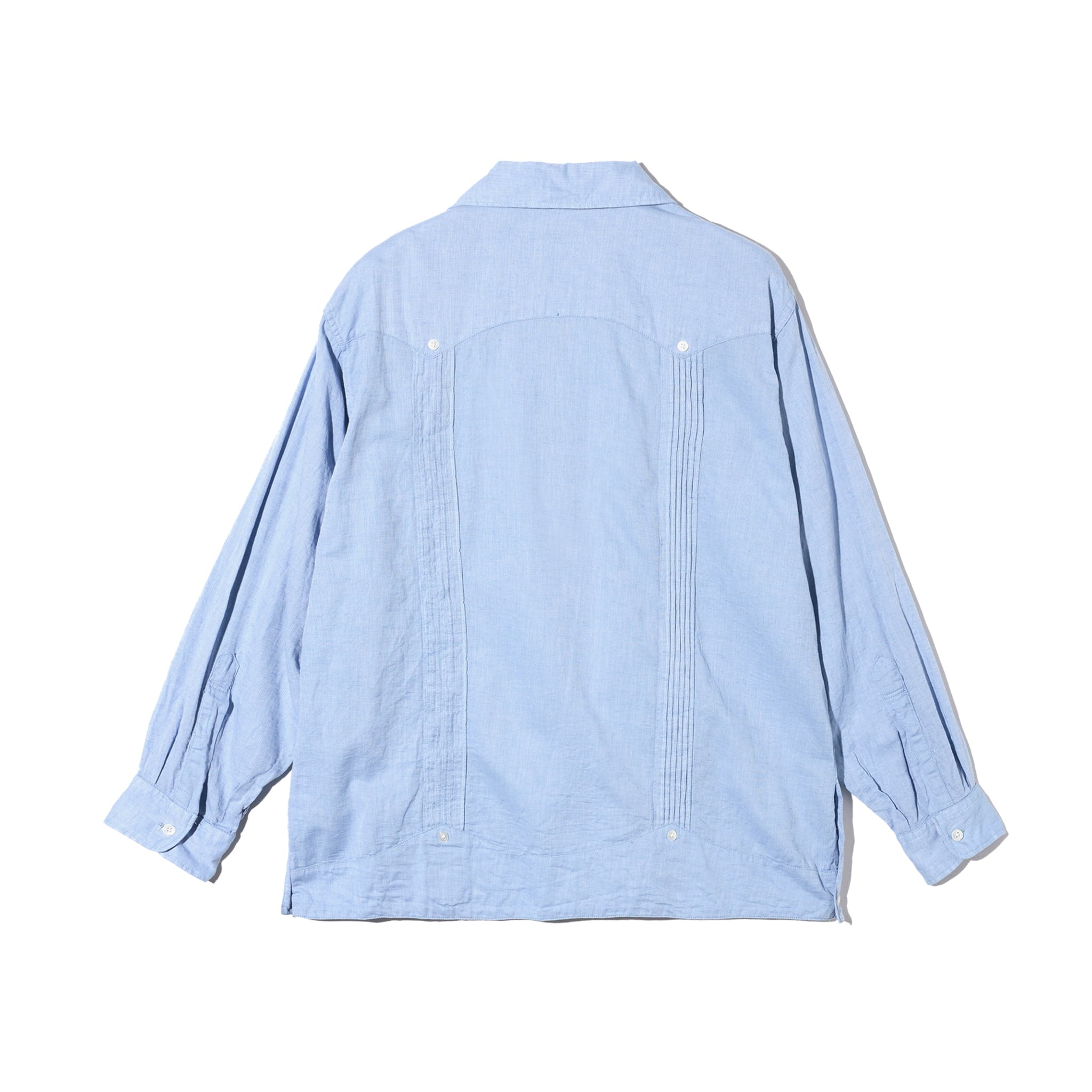 Guayabera Shirt - Light Blue CL Solid