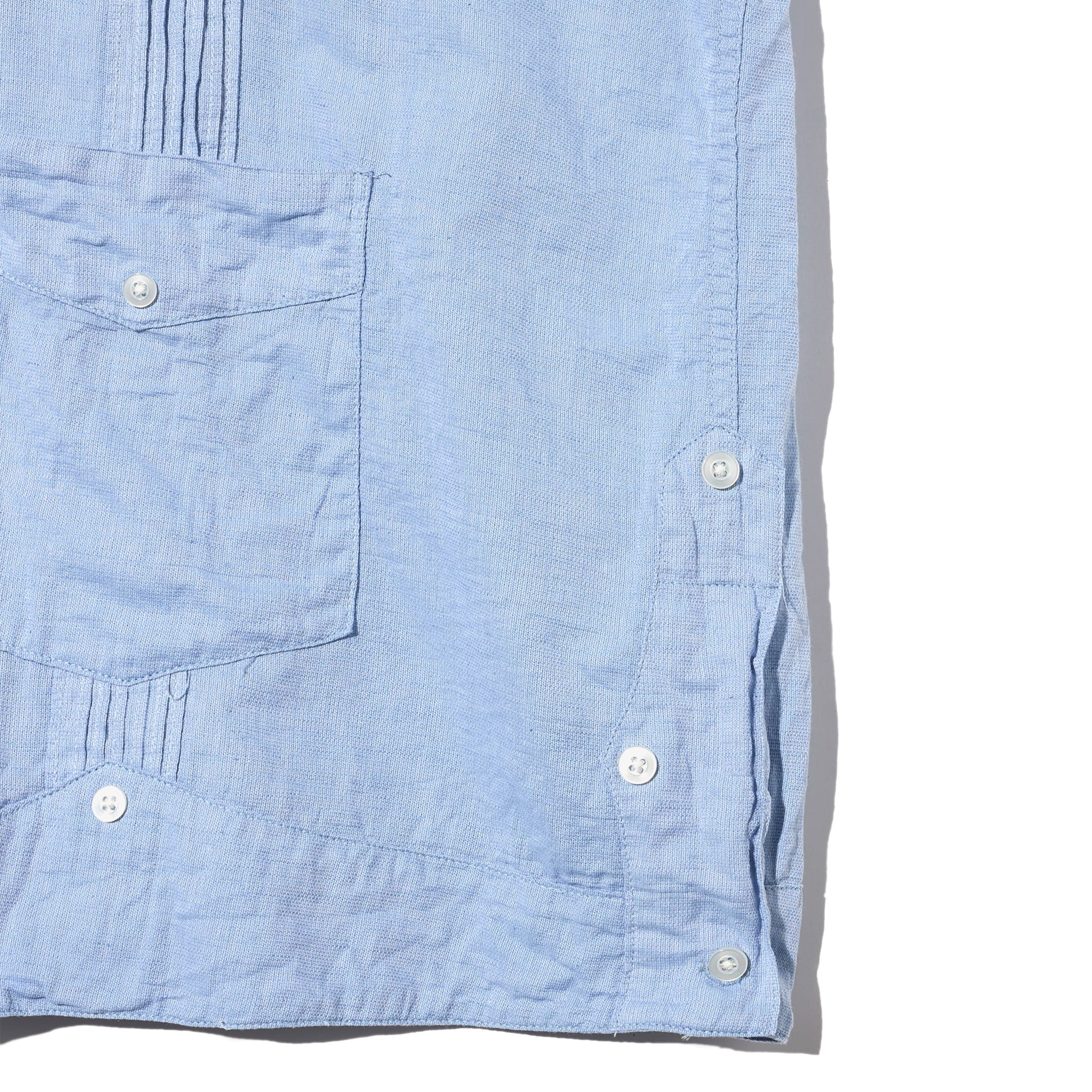 Guayabera Shirt - Light Blue CL Solid