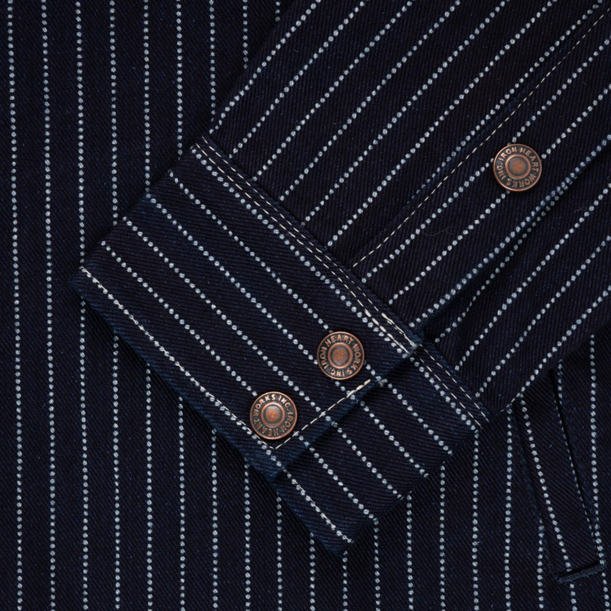 IHSH-227-IND 12oz Wabash CPO Shirt - Indigo