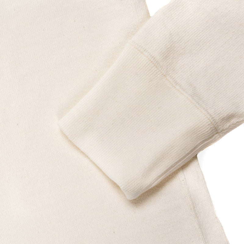 IHTL-1501-WHT 11oz Cotton Knit Long Sleeve Crew Neck Sweater - White