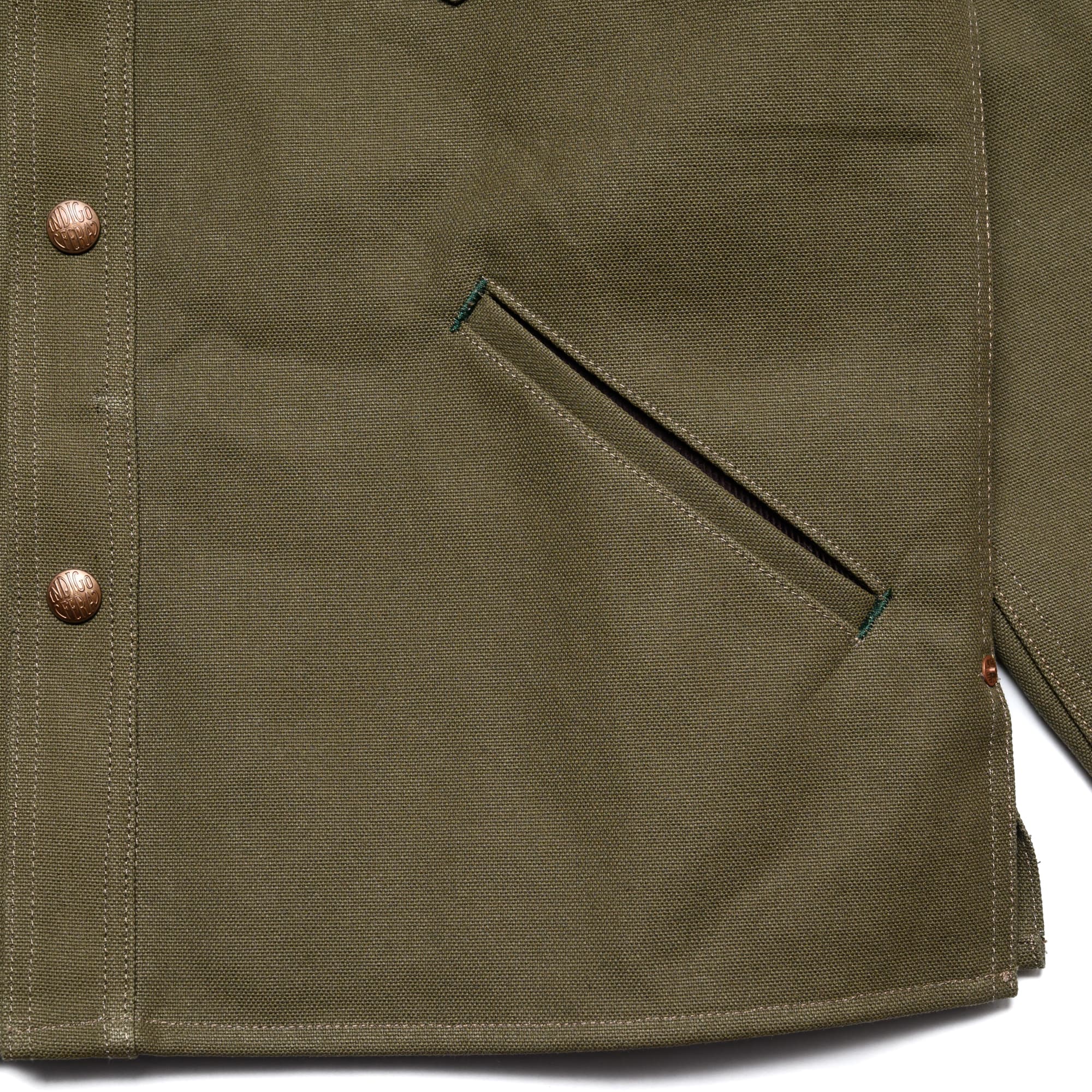 Fargo Rider Smithson Moss Green & Stripe Lining Brown