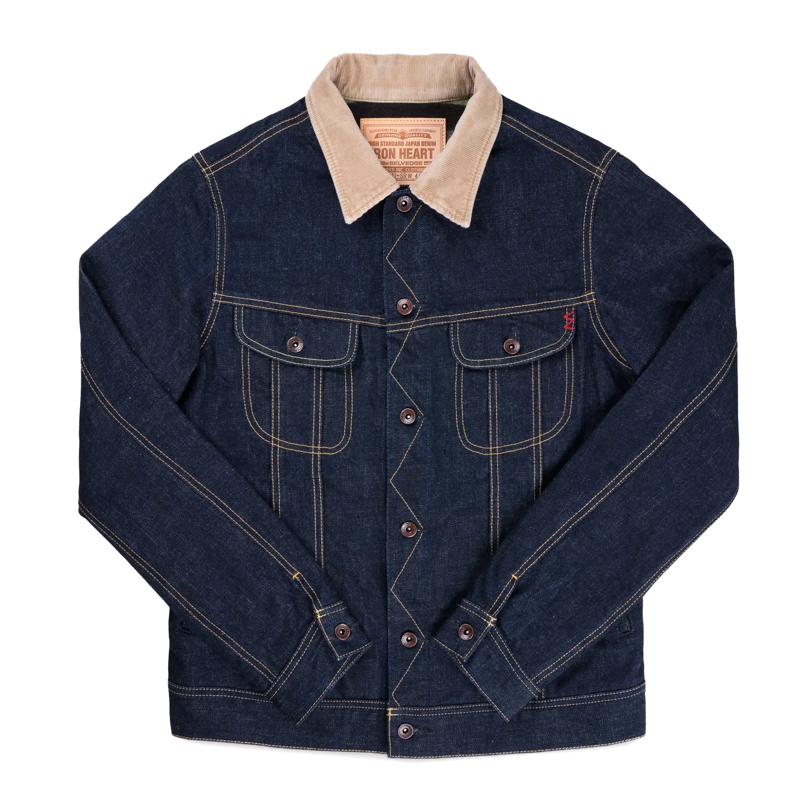 IH-101J-SR 18oz Selvedge Denim Storm Rider Jacket - Indigo