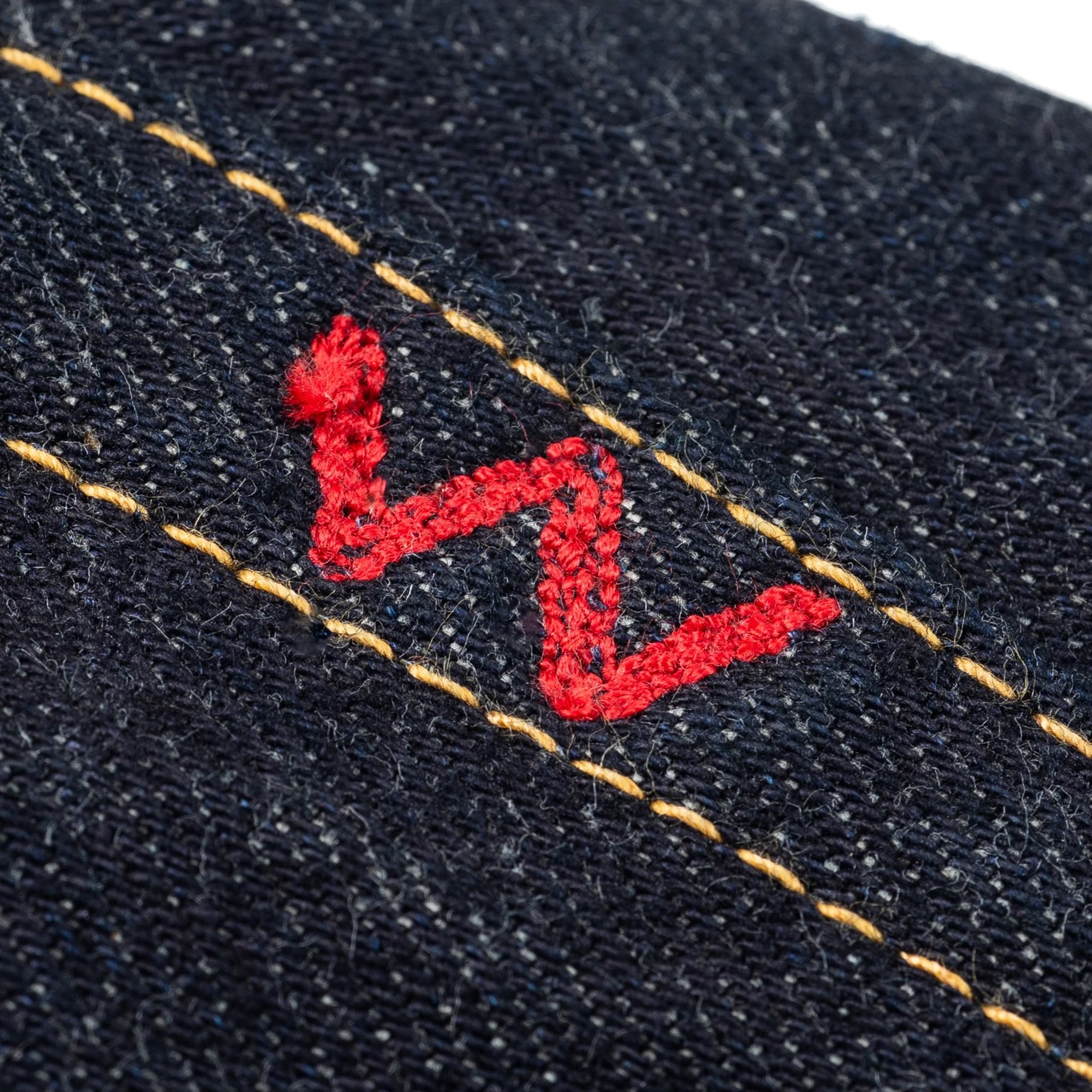 IH-1955S-142 14oz Selvedge Denim "1955" Vintage Tapered Cut Jeans - Indigo