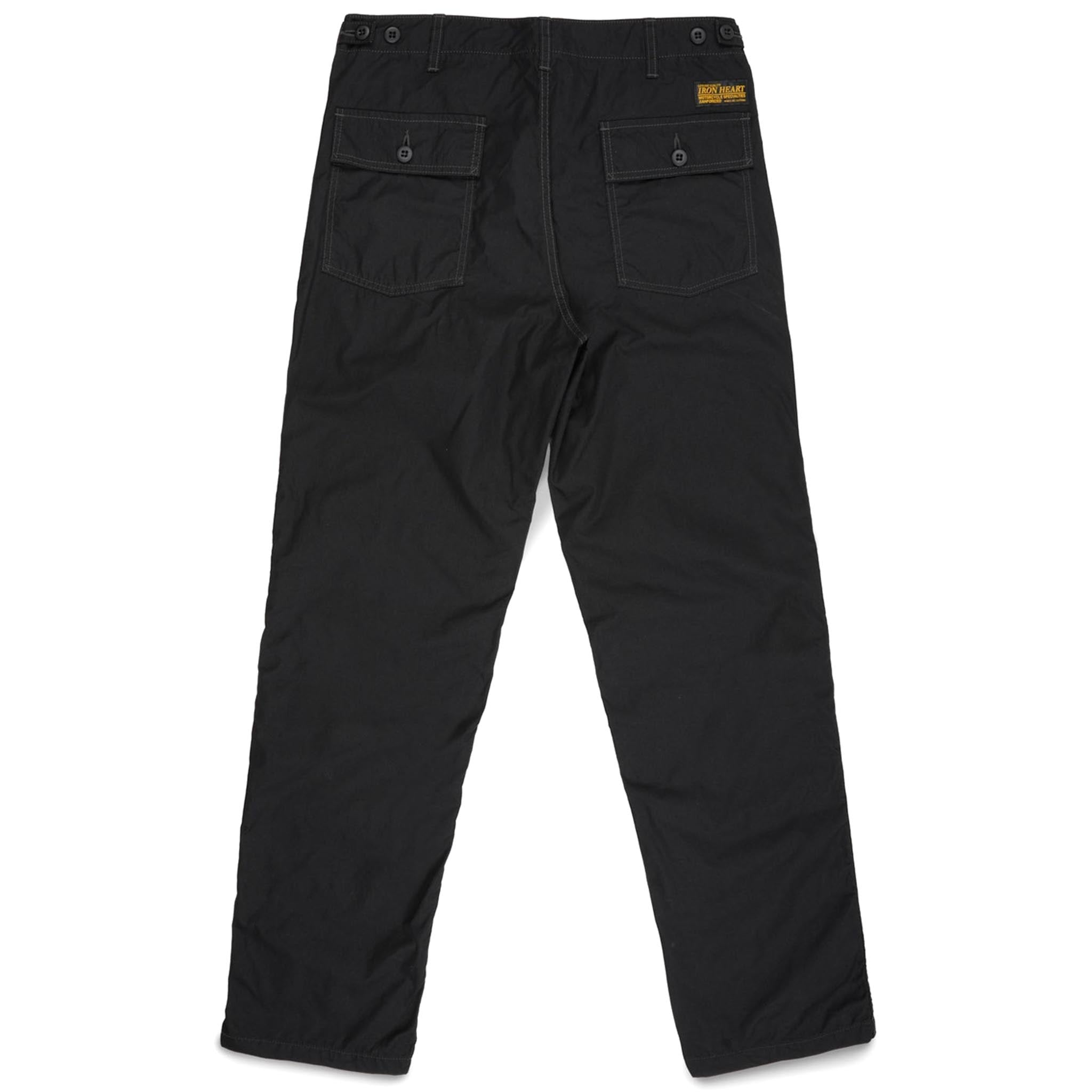 IH-745-BLK 4oz Cotton/Nylon Baker Pants - Black