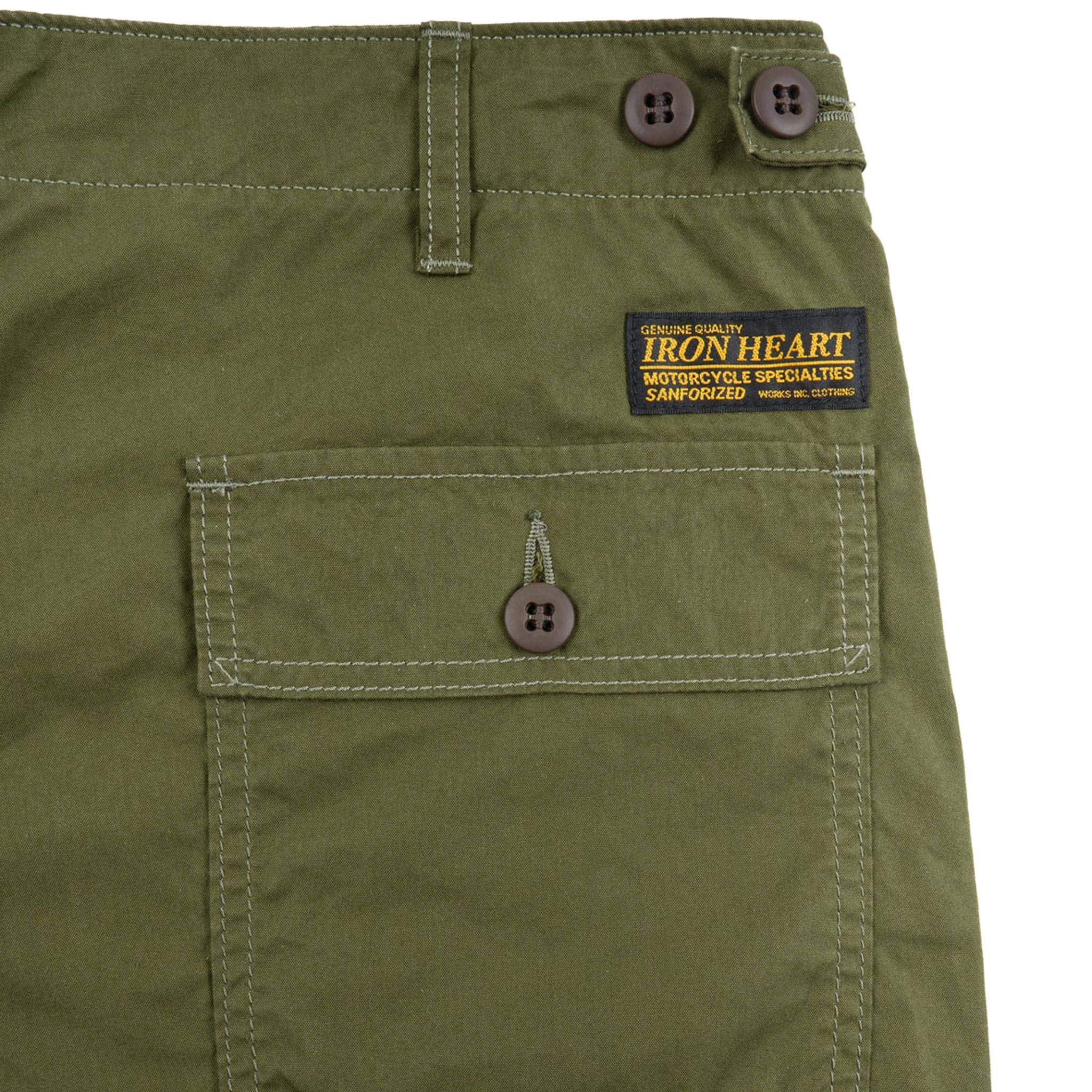 Iron Heart IH-745-ODG 4oz Cotton/Nylon Baker Pants Olive Drab
