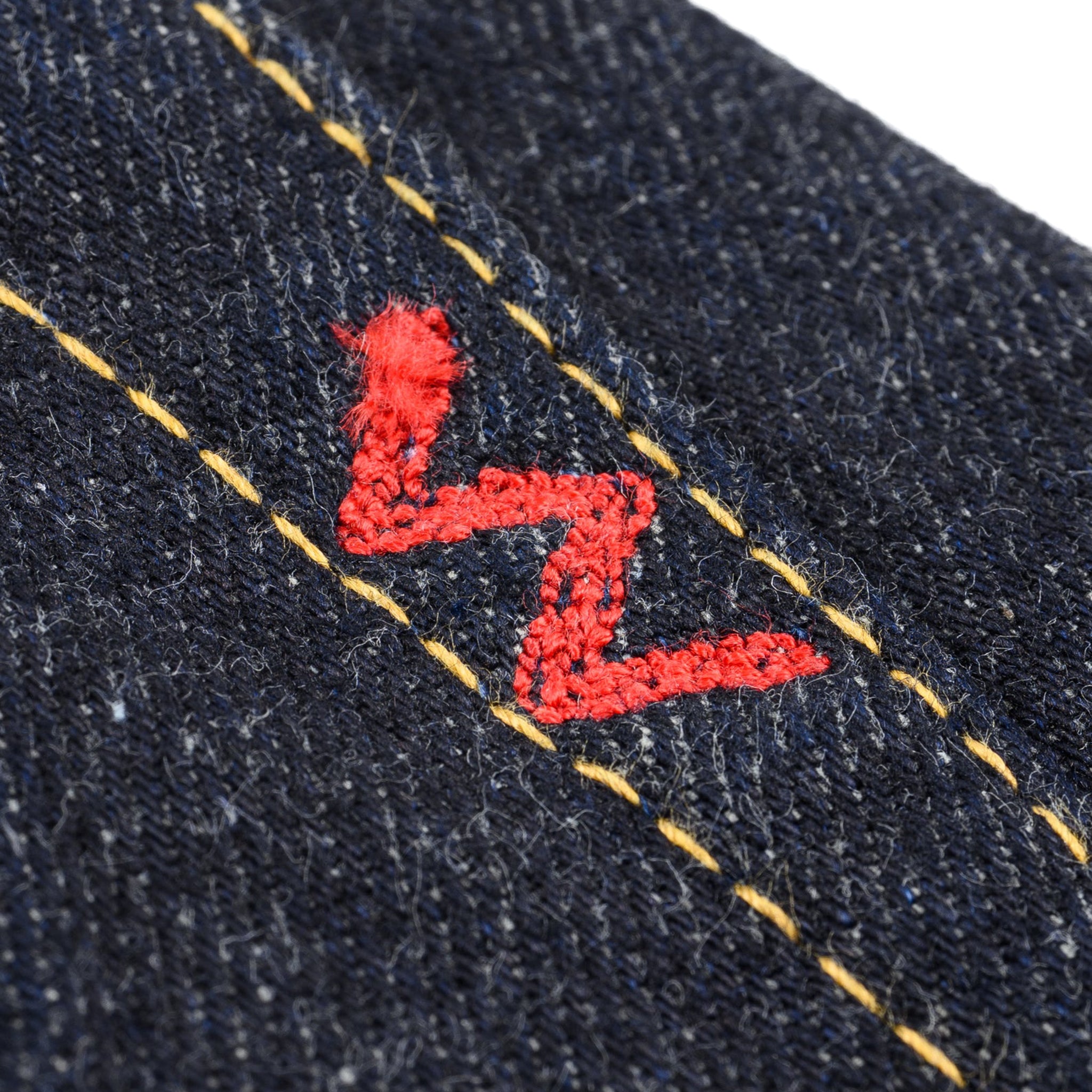 IH-777S-142 14oz Selvedge Denim Slim Tapered Cut Jeans - Indigo