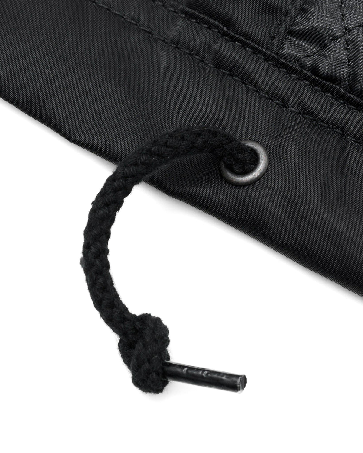 IHJ-168-BLK Nylon Coach Jacket - Black