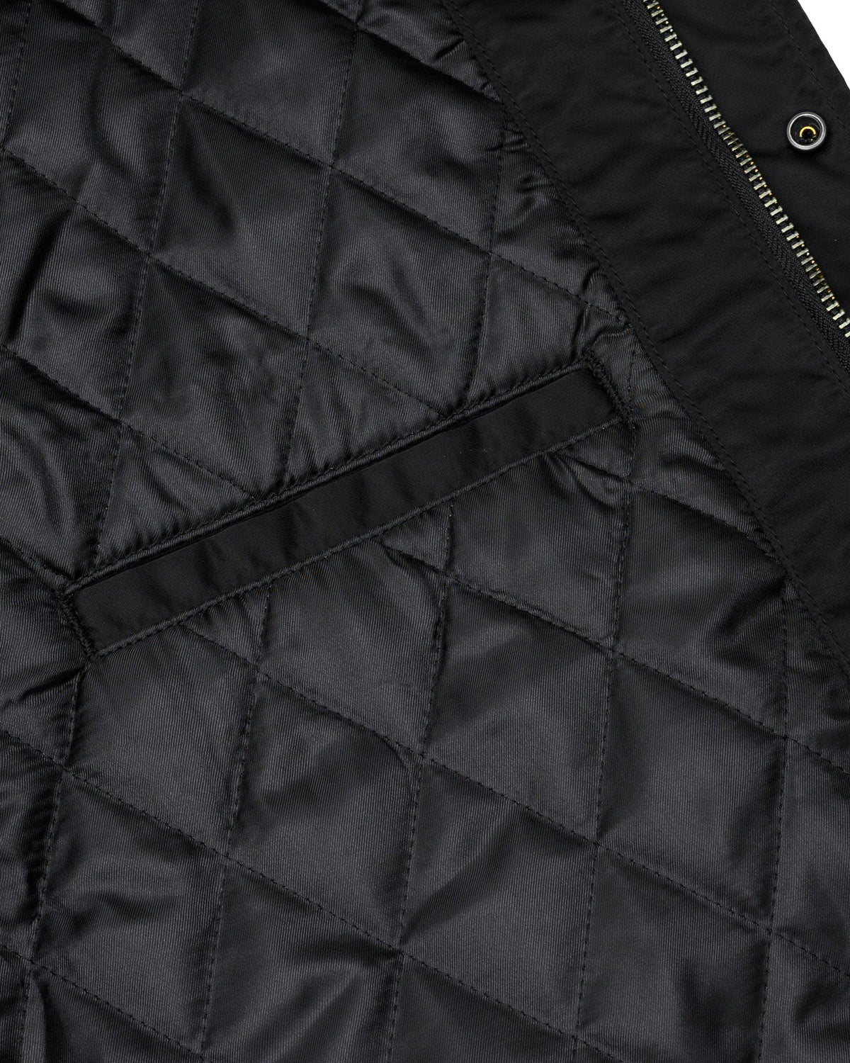 IHJ-168-BLK Nylon Coach Jacket - Black