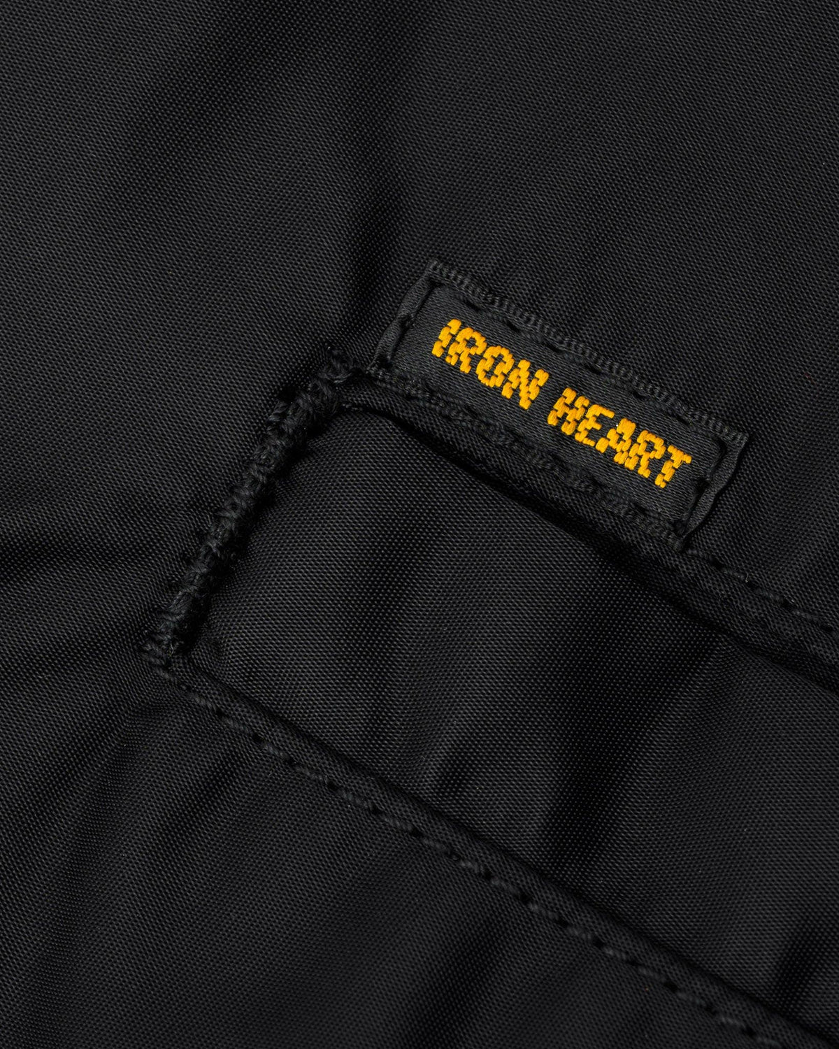 IHJ-168-BLK Nylon Coach Jacket - Black