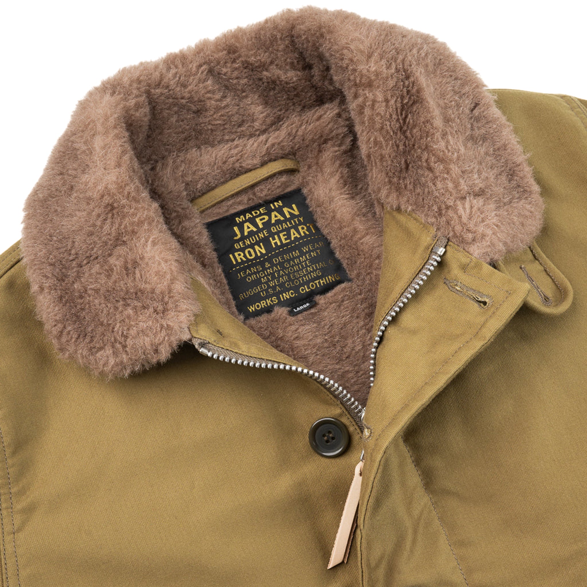 IHM-35-KHA Whipcord N1 Deck Jacket - Khaki