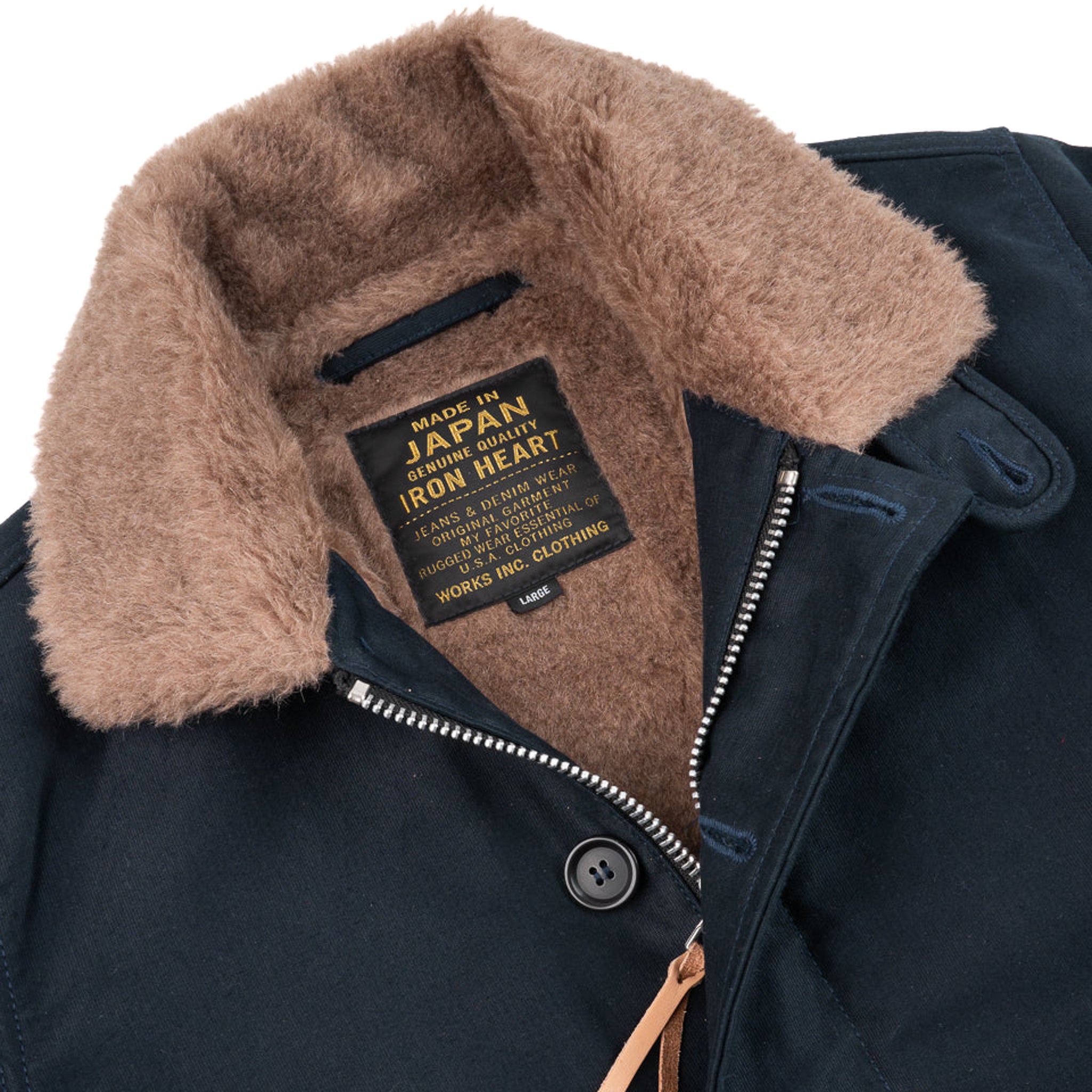 IHM-35-NAV Whipcord N1 Deck Jacket - Navy