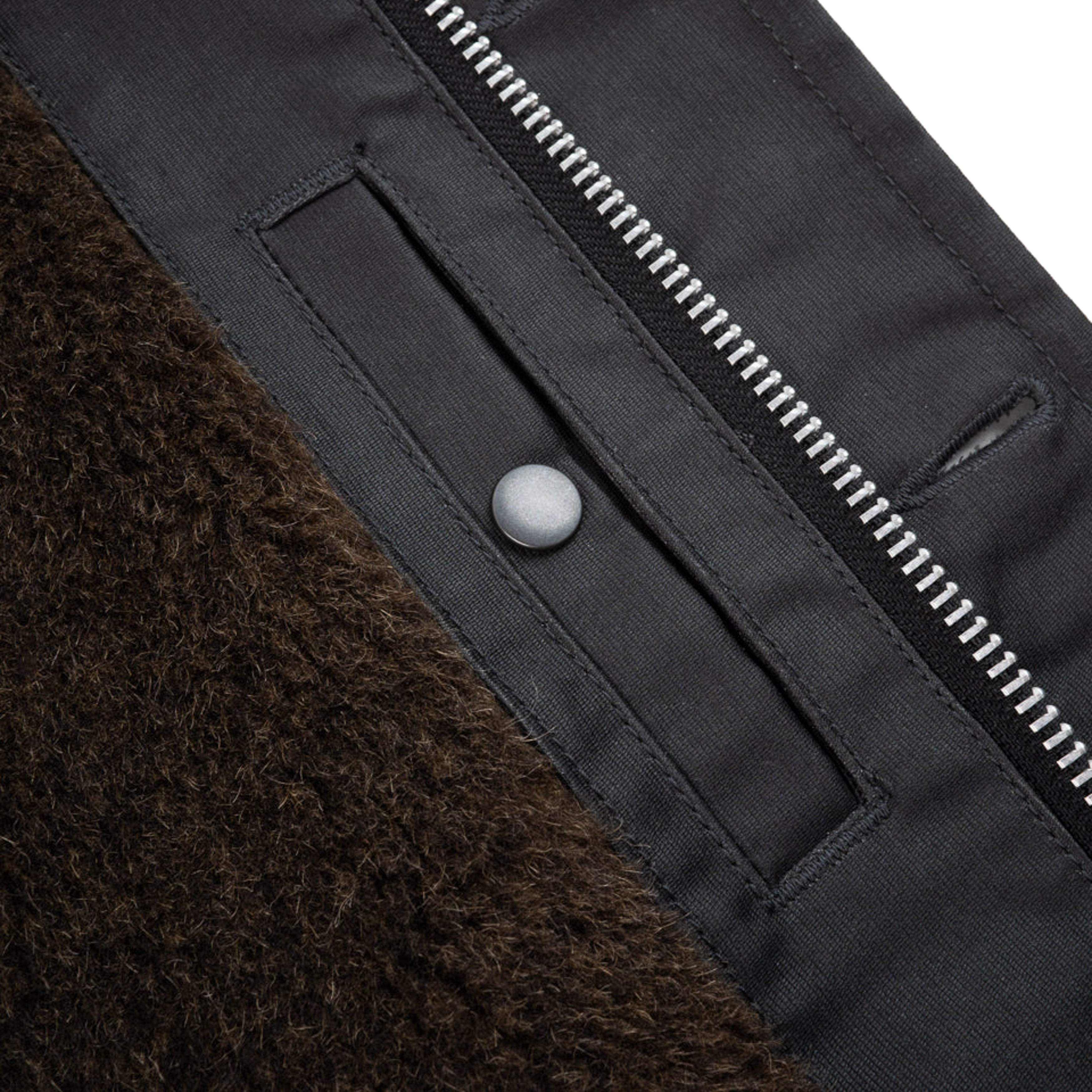 IHM-37-BLK (FW25) Oiled Whipcord N1 Deck Jacket - Black