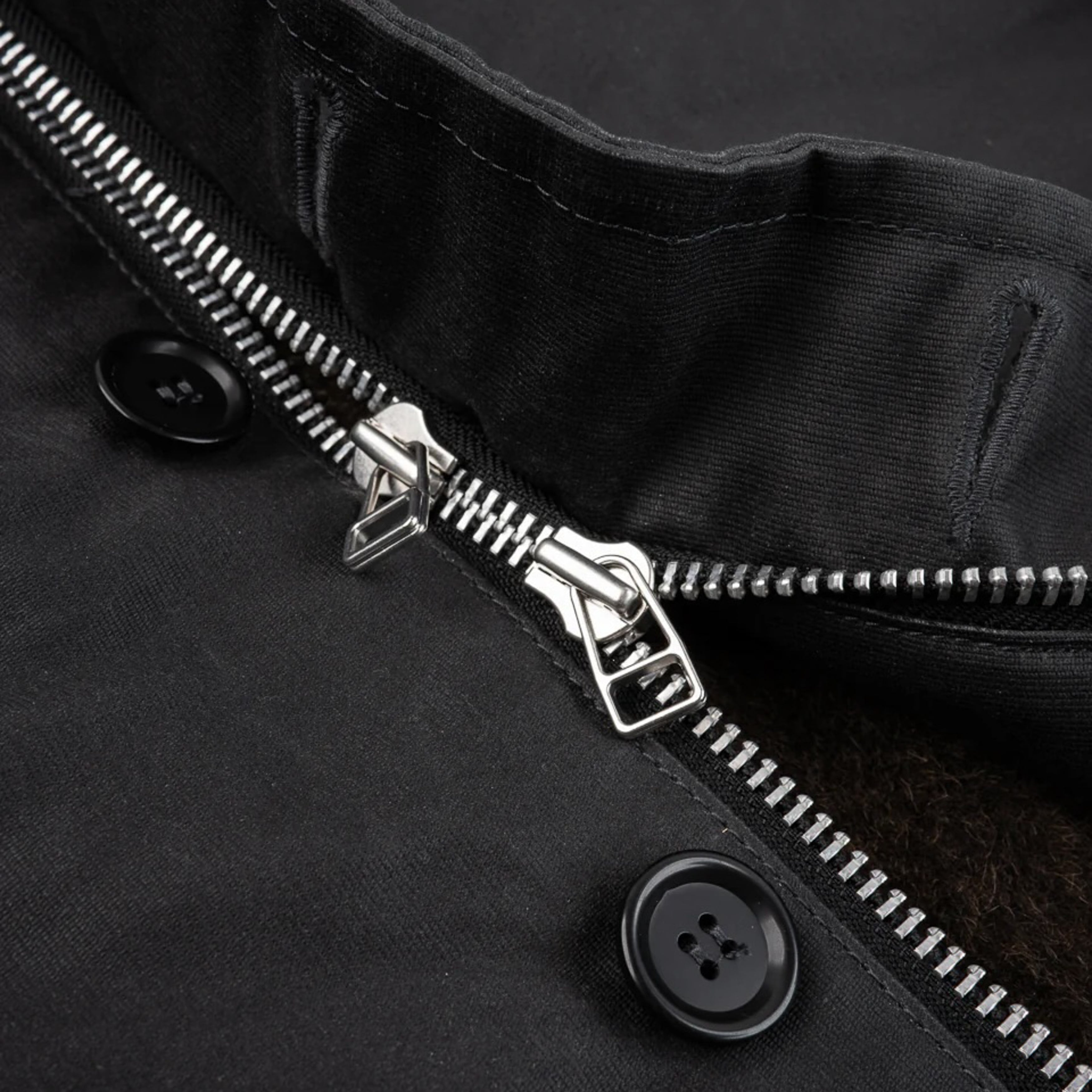 IHM-37-BLK (FW25) Oiled Whipcord N1 Deck Jacket - Black