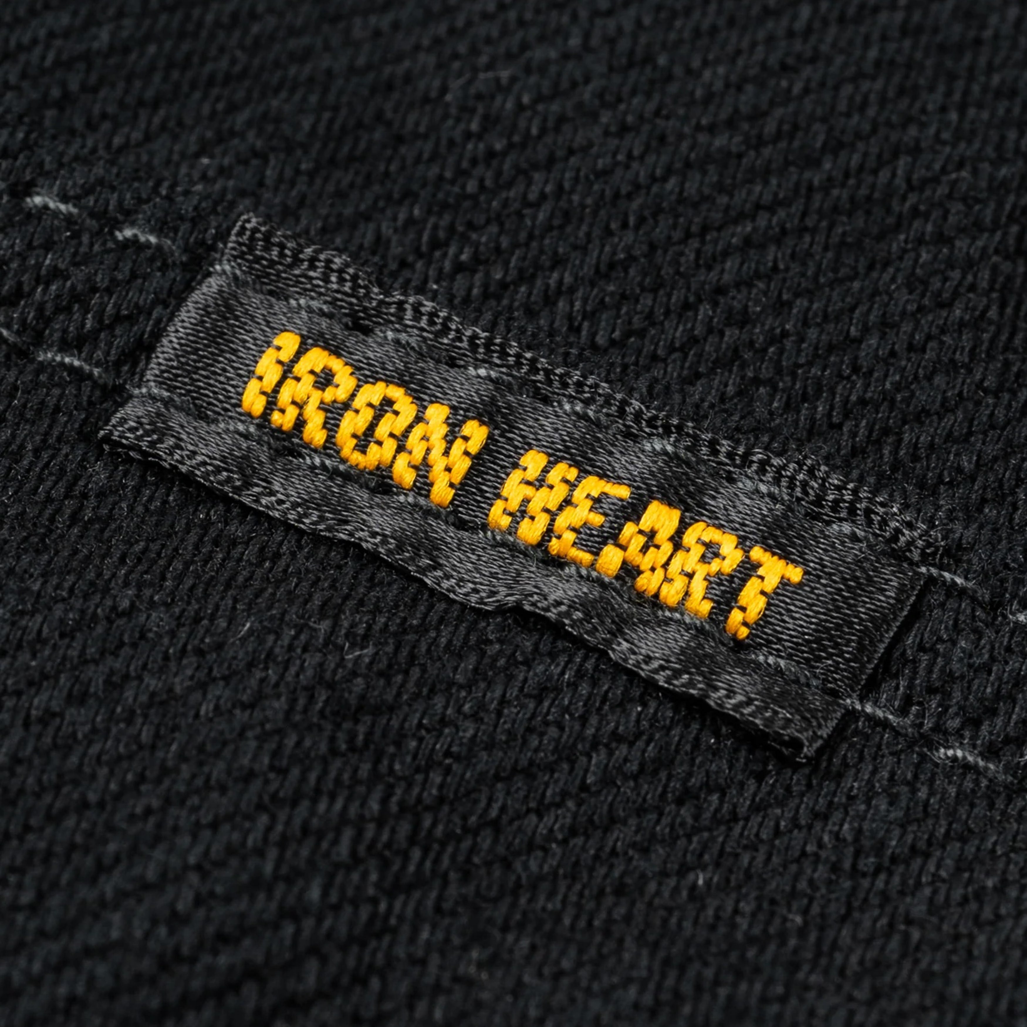 IHSH-218-BLK 12oz Selvedge Denim Western Shirt "The Johnny Cash III" - Black