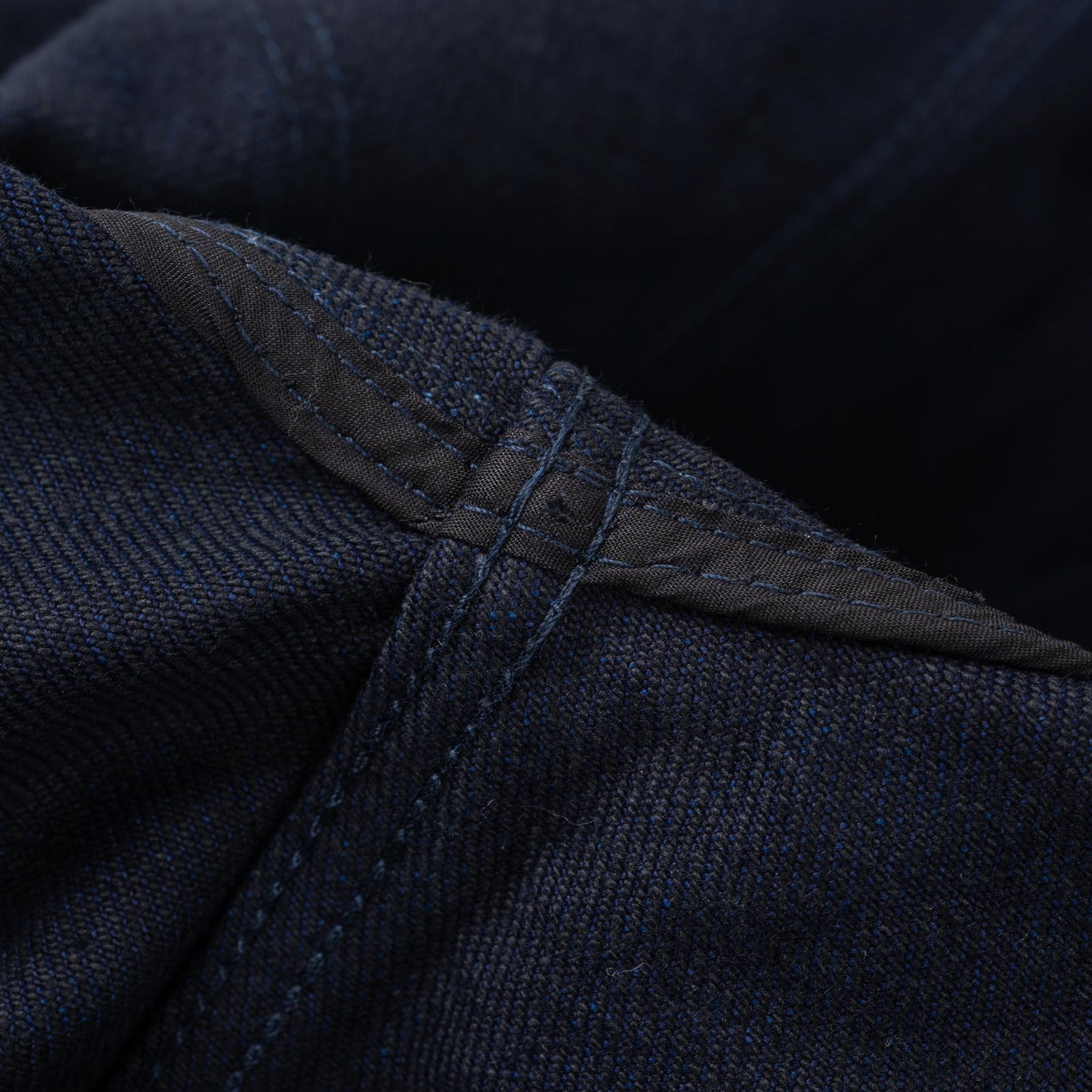 IHSH-409-IB 19oz Selvedge Denim CPO Shirt - Indigo/Black