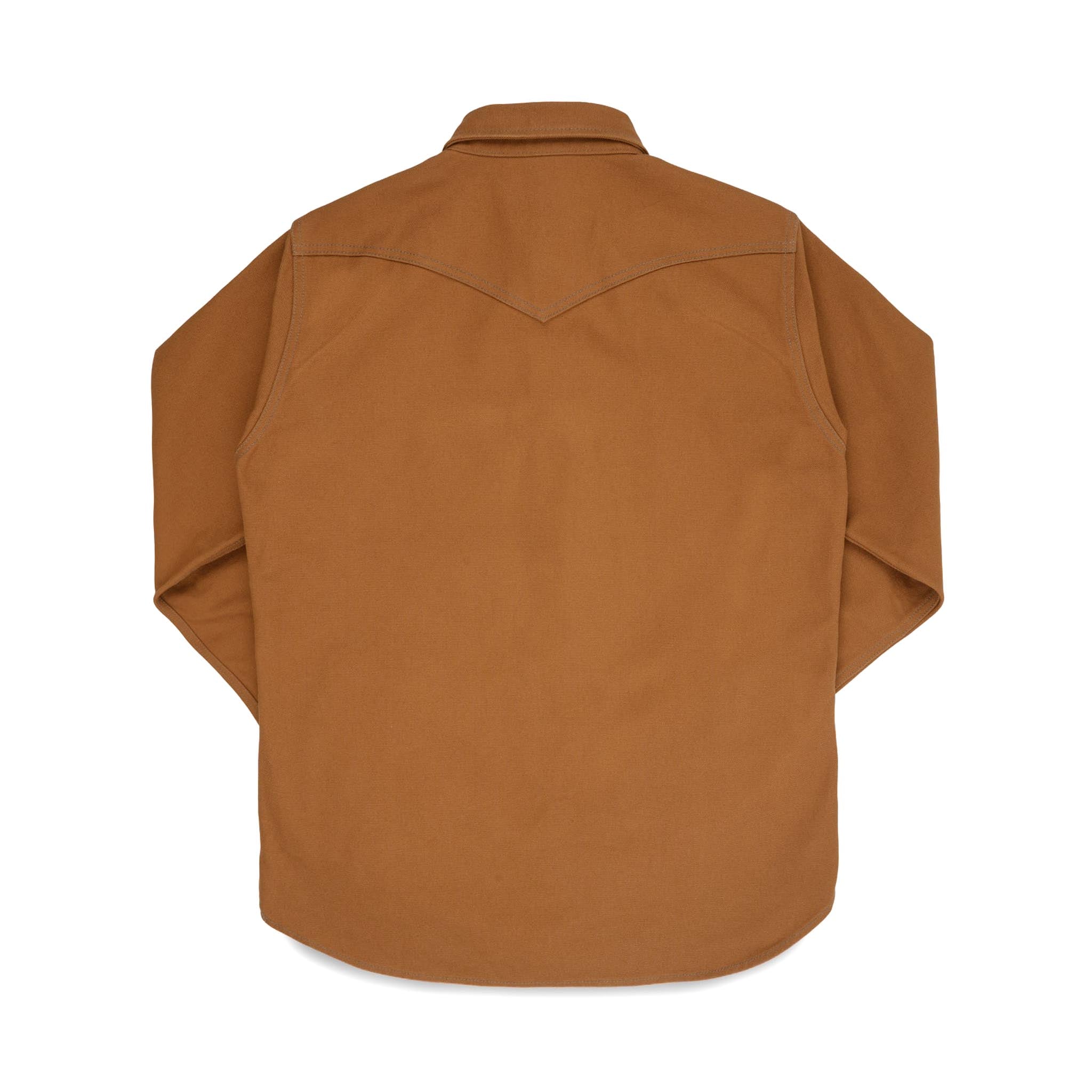 IHSH-422-BRN 17oz Cotton Duck CPO Shirt - Brown