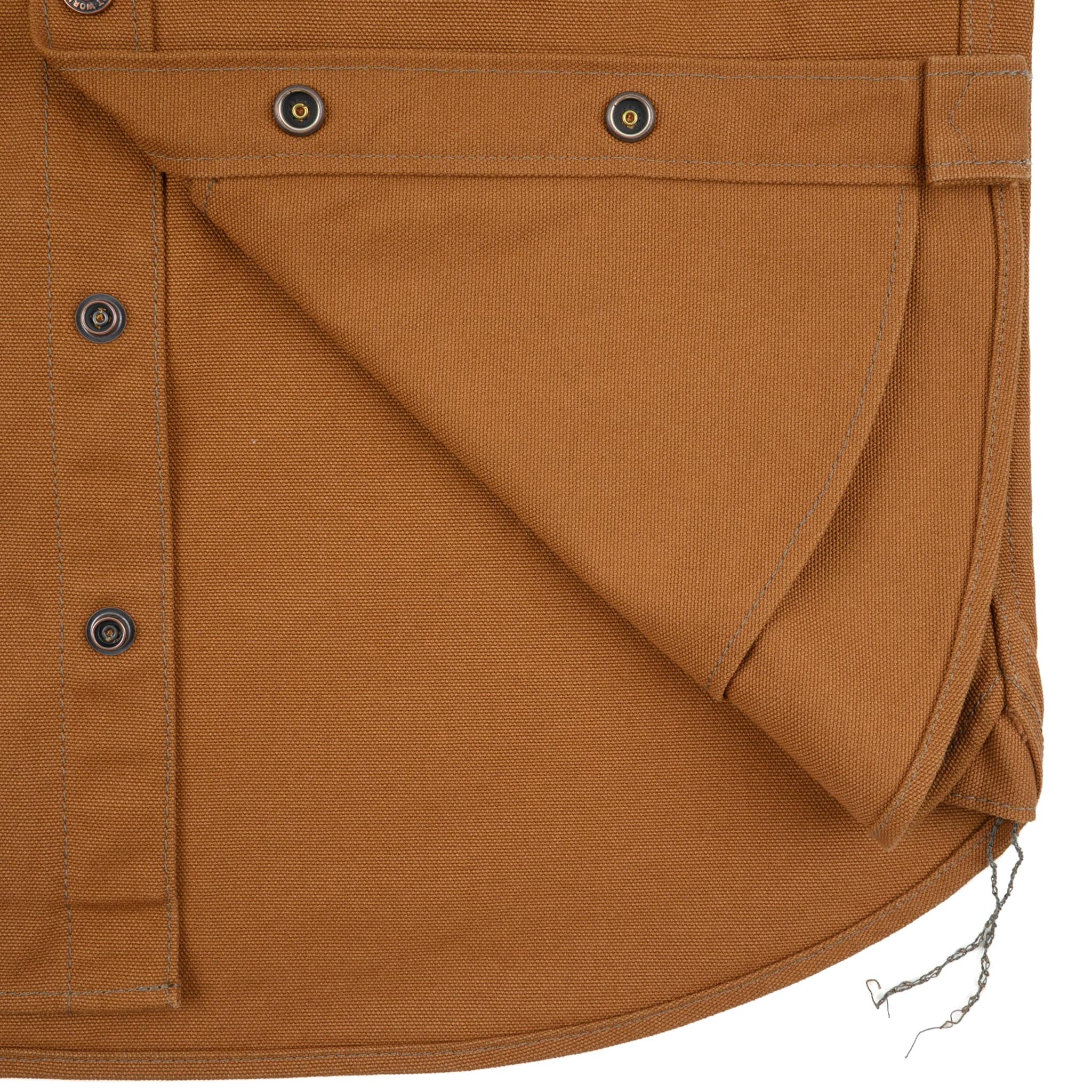 IHSH-422-BRN 17oz Cotton Duck CPO Shirt - Brown