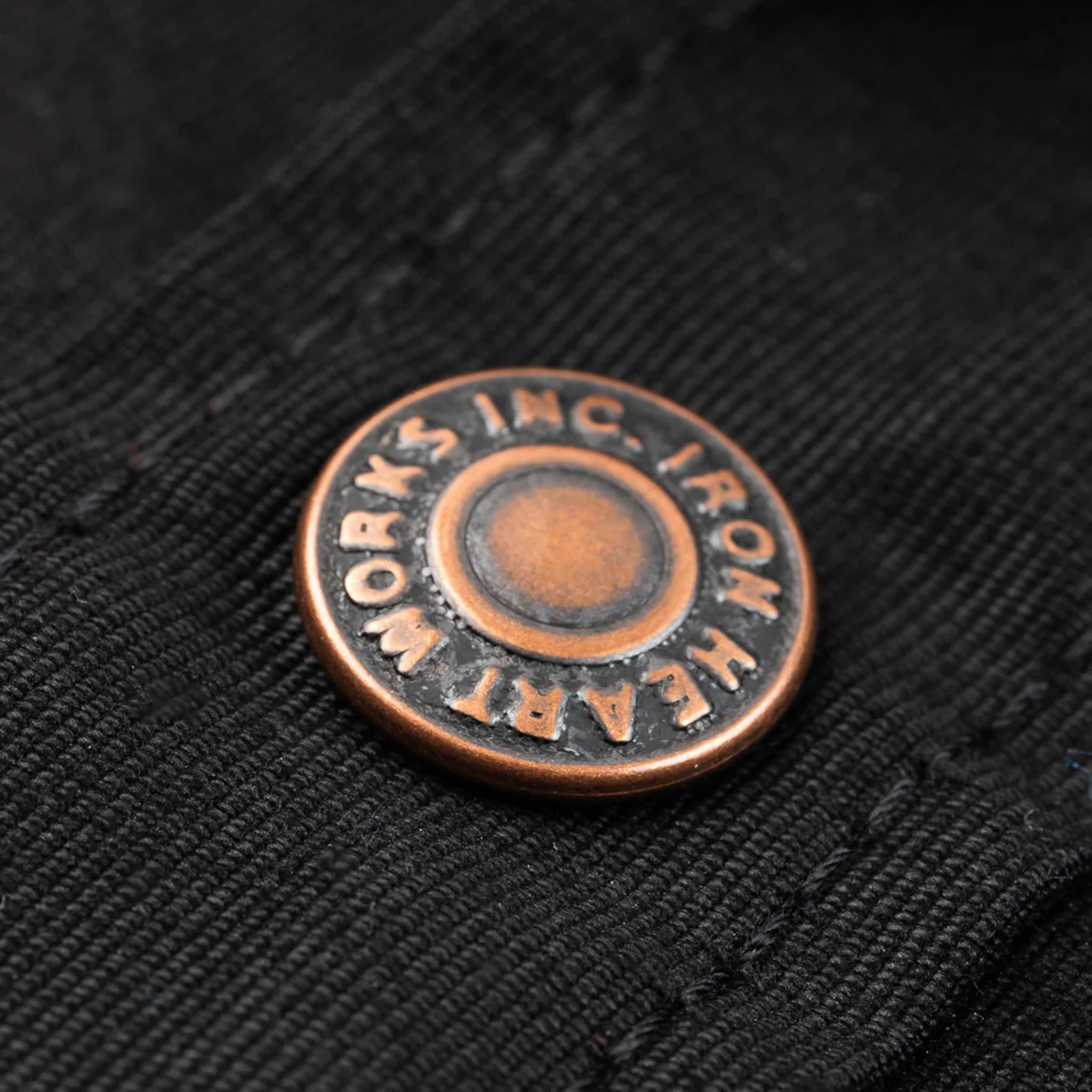 IHSH-425-BLK 8oz Military Whipcord CPO Shirt - Black