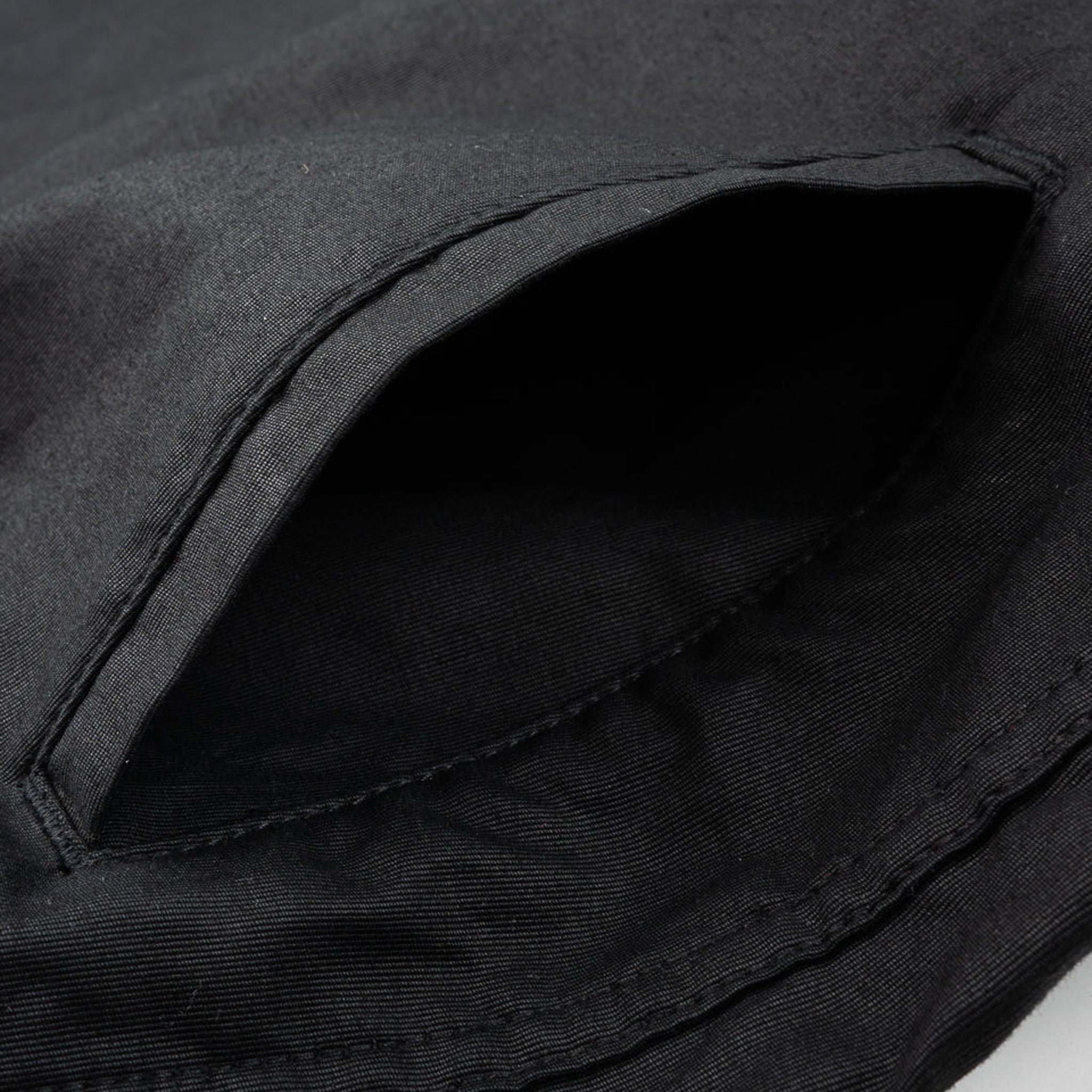 IHSH-425-BLK 8oz Military Whipcord CPO Shirt - Black