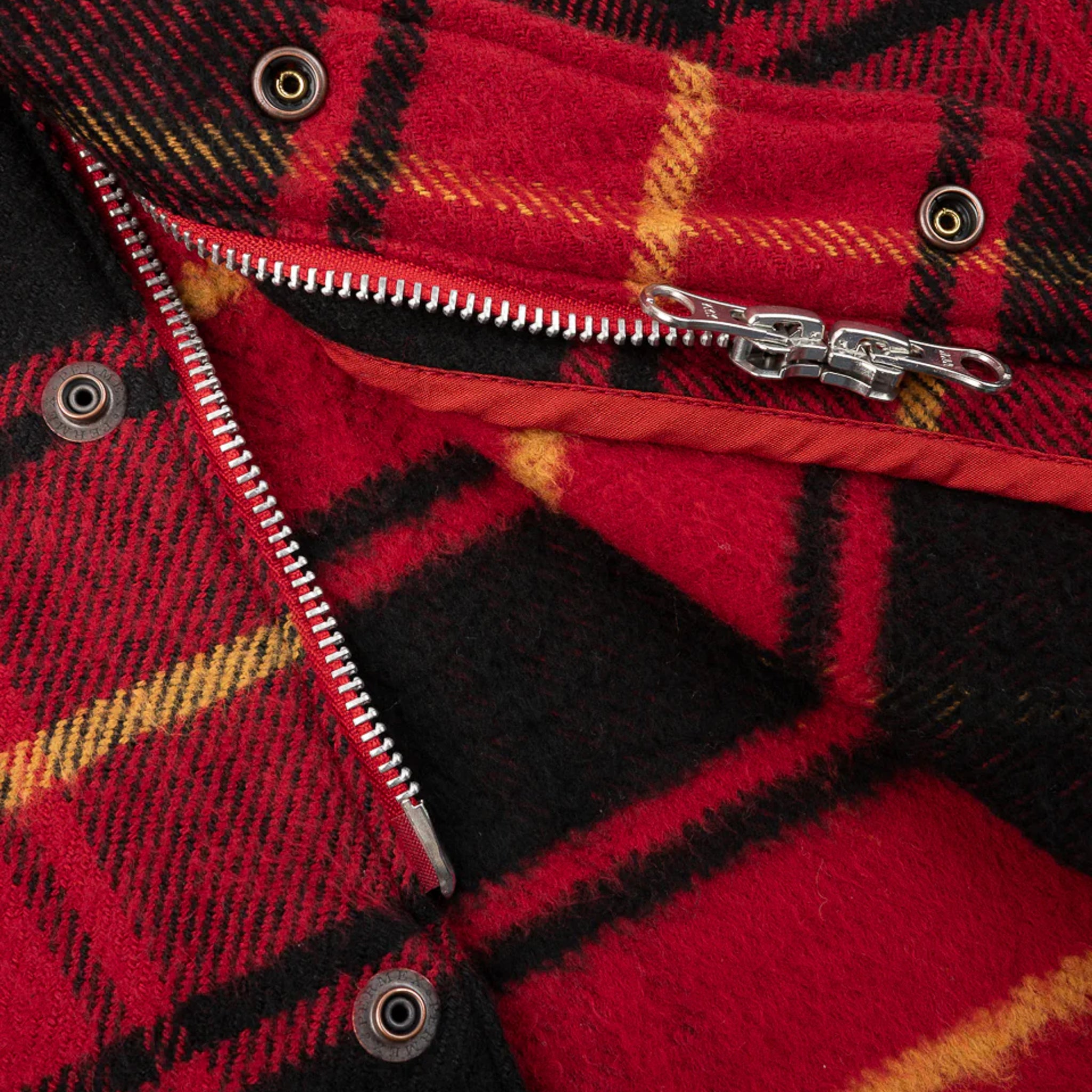 IHSH-433-RED Heavy Flannel Rider’s Overshirt - Red