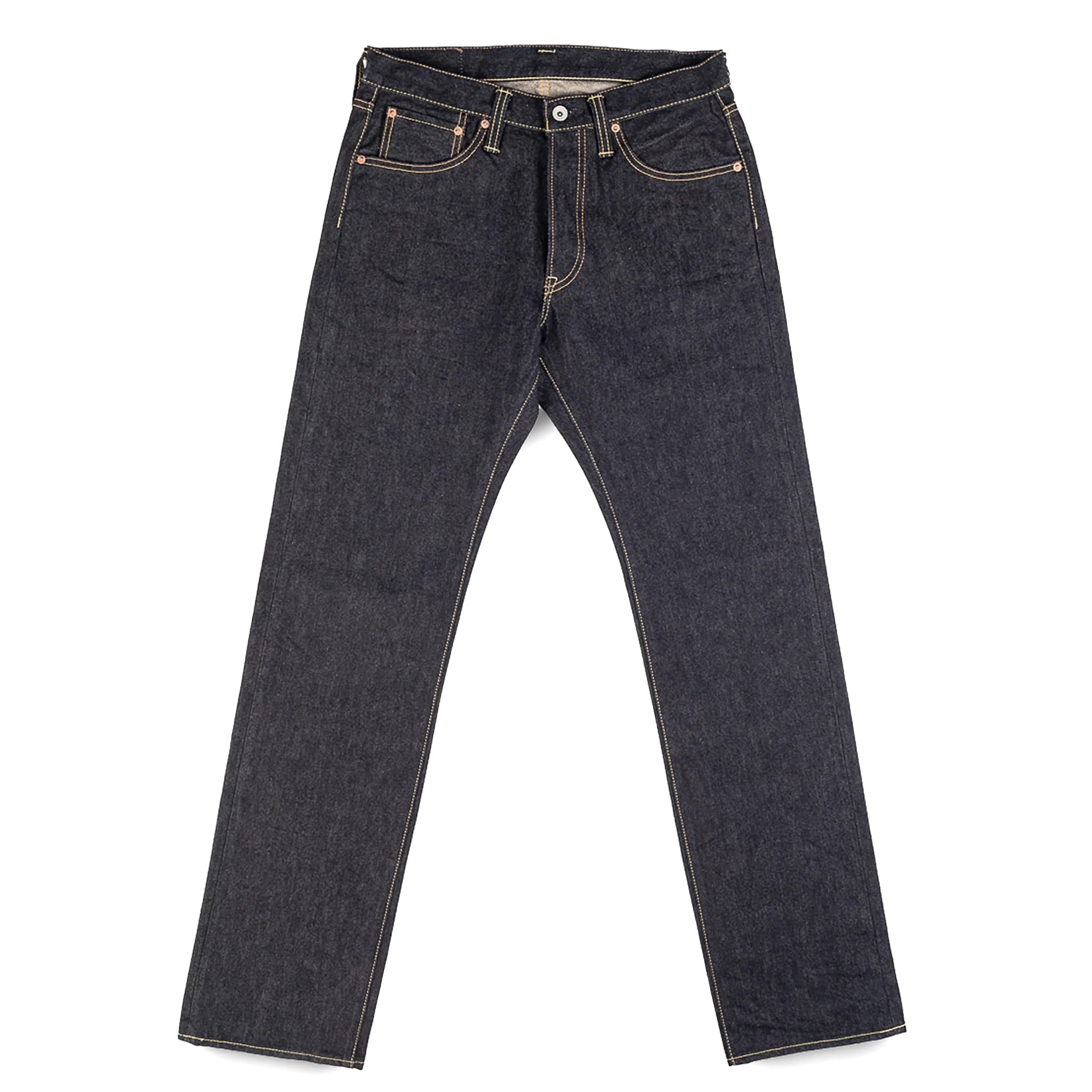 IH-634S-142 14oz Selvedge Denim Straight Cut Jeans - Indigo