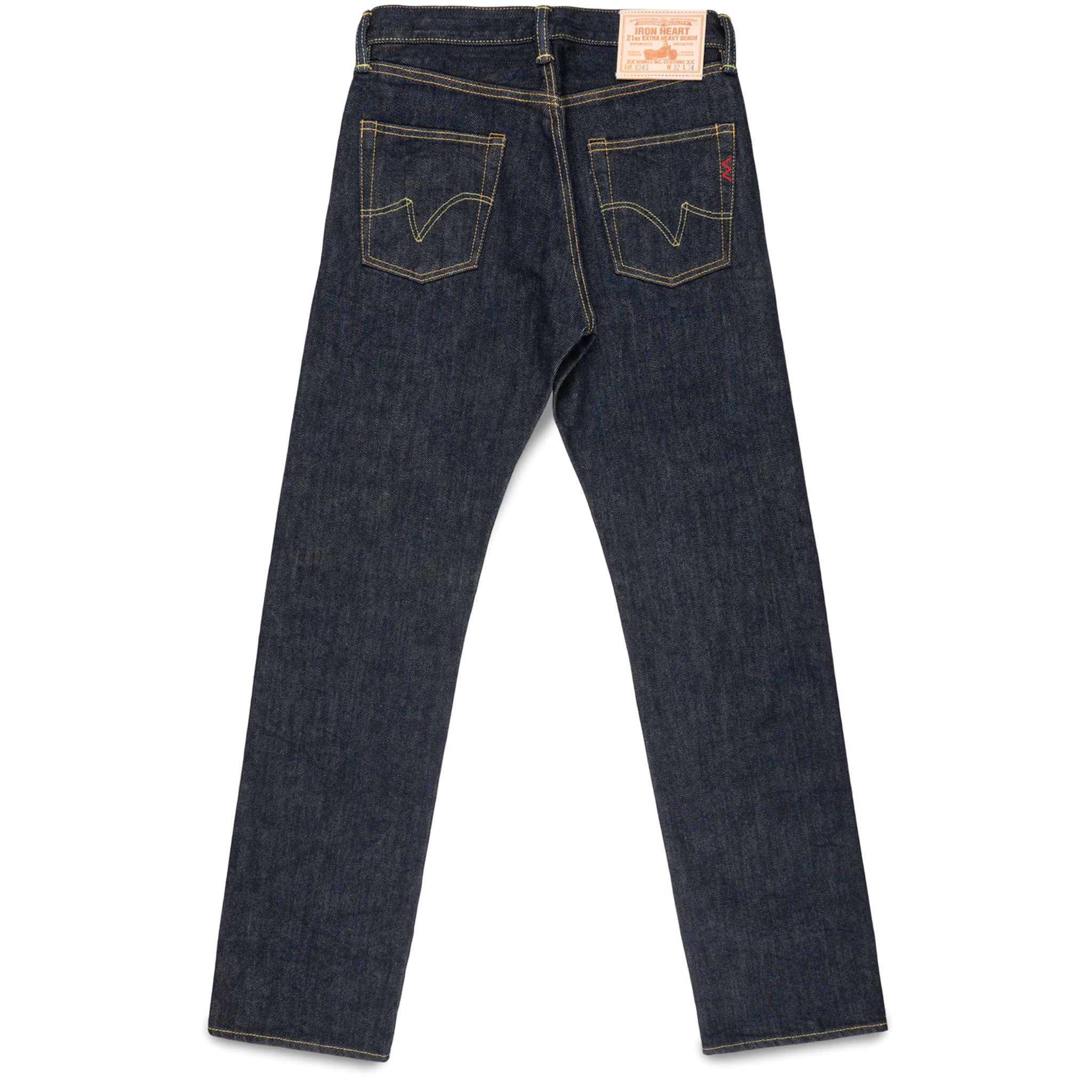 Iron Heart IH-634S 21oz Selvedge Denim Straight Cut Jeans Indigo