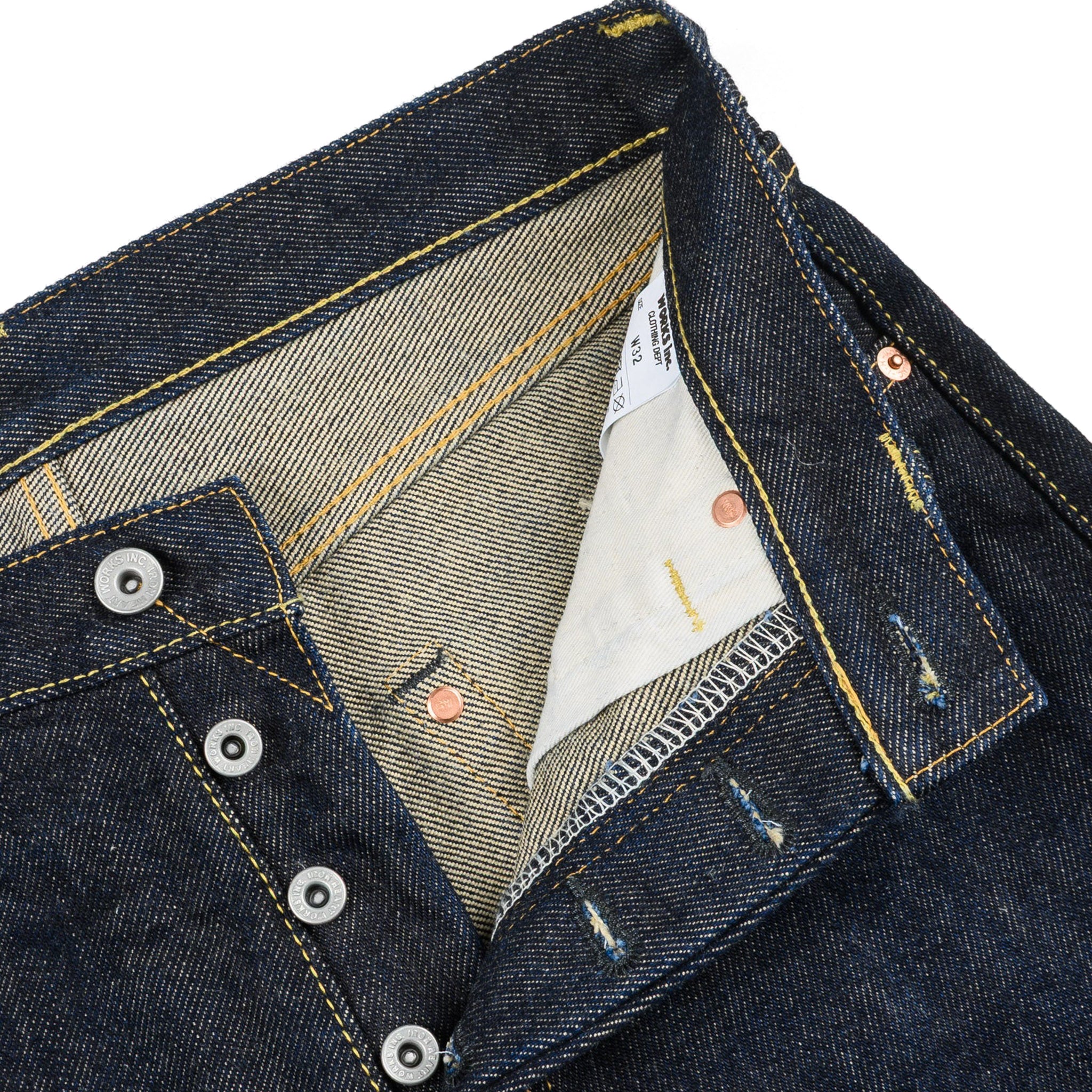 Iron Heart IH-634S 21oz Selvedge Denim Straight Cut Jeans Indigo