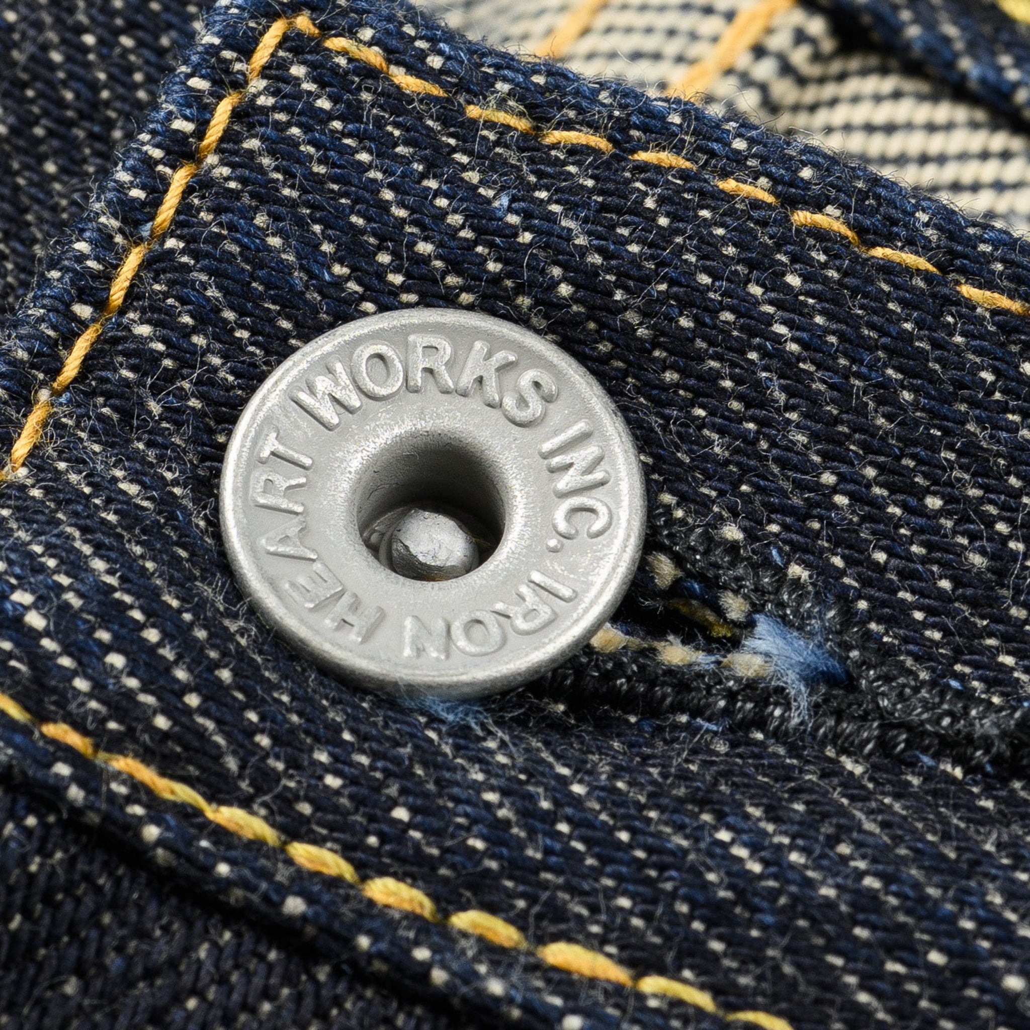 IH-634S 21oz Selvedge Denim Straight Cut Jeans - Indigo