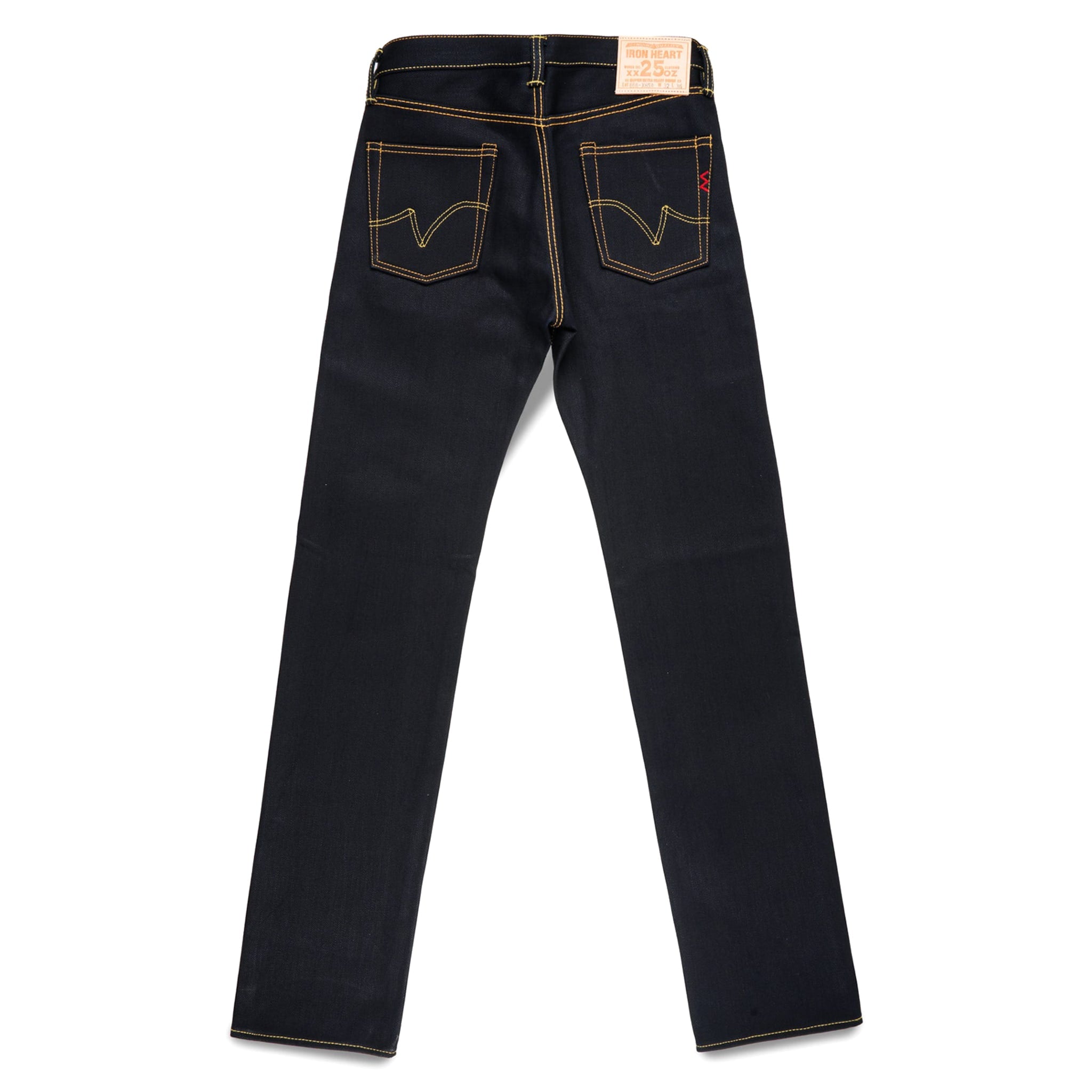Iron Heart IH-666-XHSib 25oz Selvedge Denim Slim Straight Cut