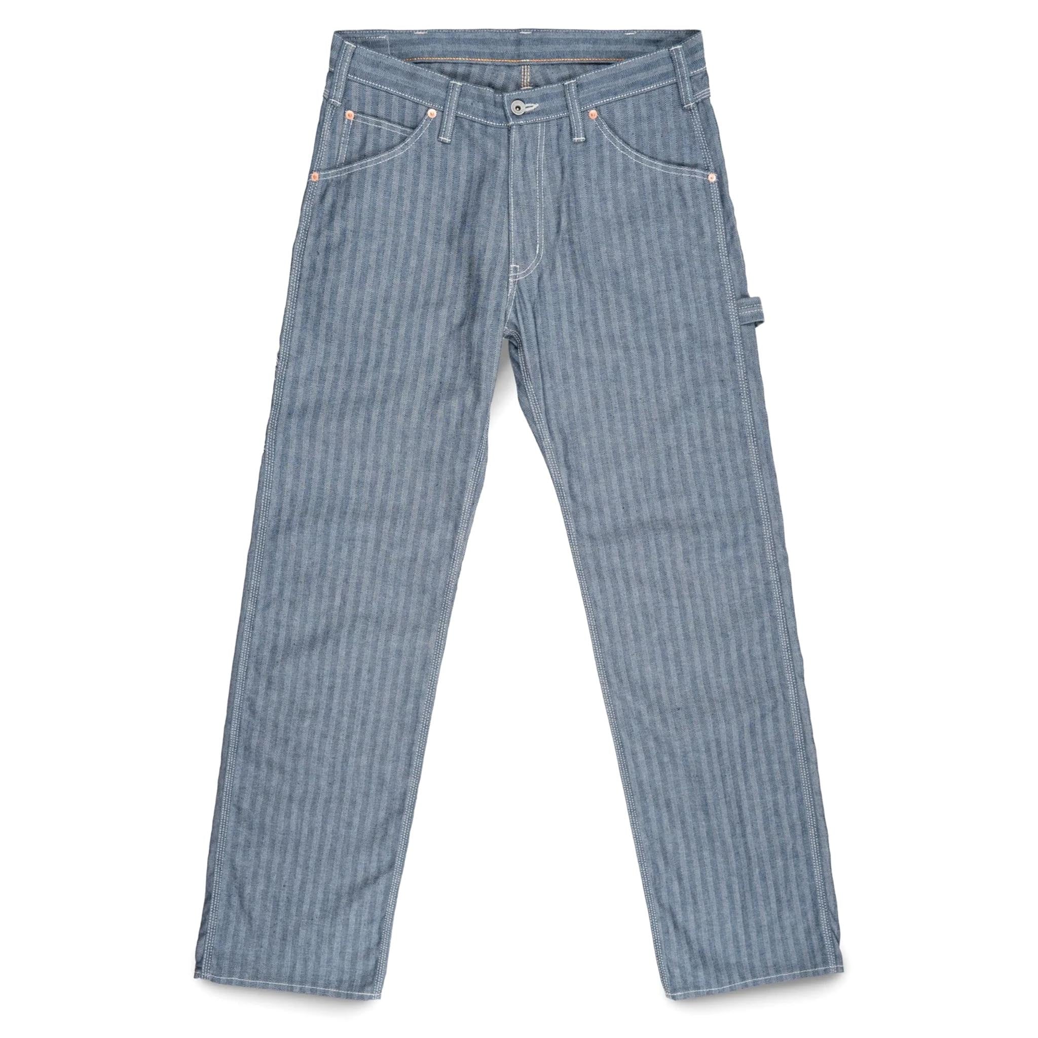 IH-830-IND 10.5oz Herringbone Painter’s Pants - Indigo