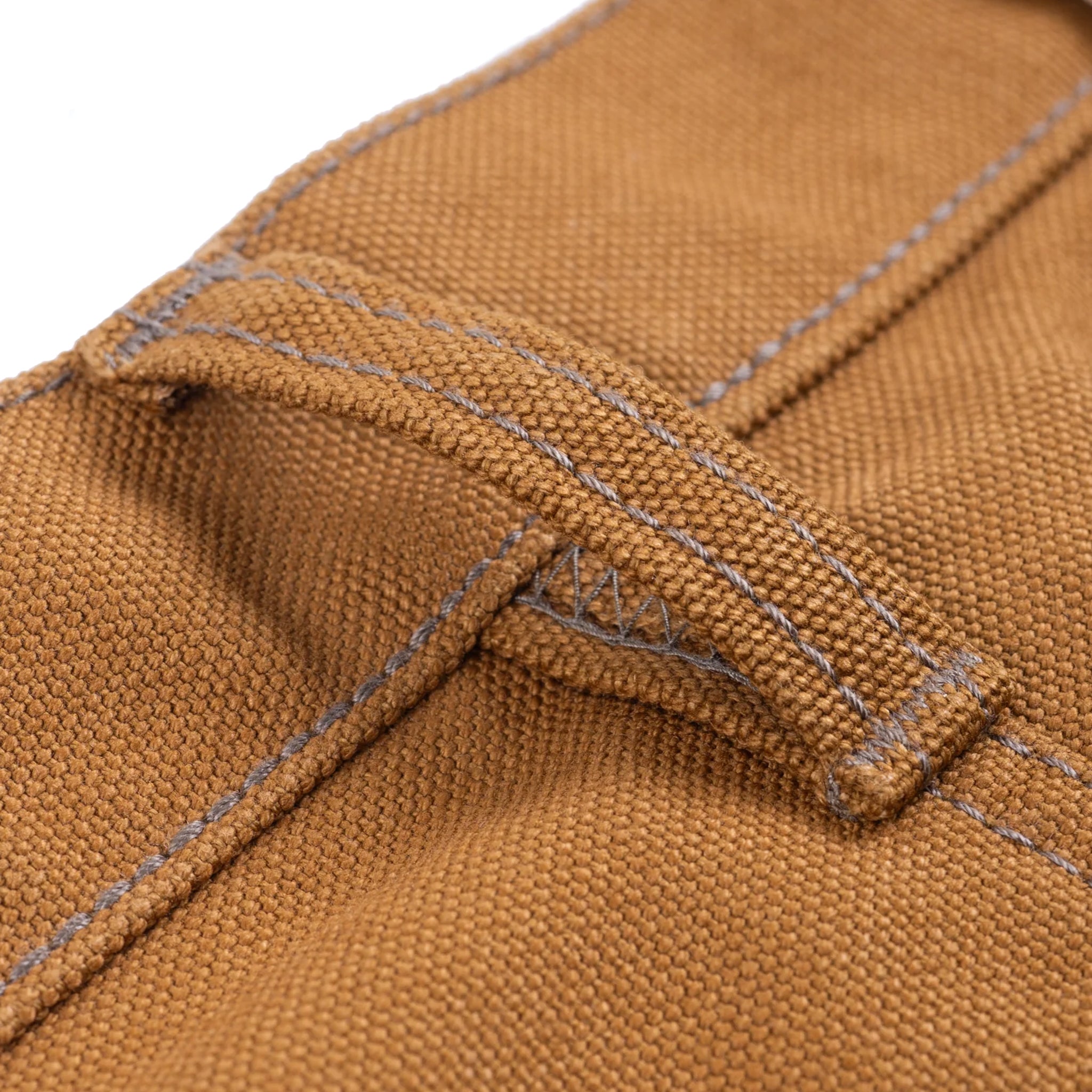 IH-888D 17oz Duck Medium/High Rise Tapered Cut Jeans - Brown